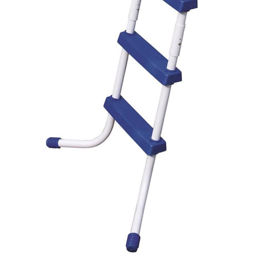 Bestway Steel Pro MAX 15' x 48 Round Above Ground Swimming Pool & Pool Ladder