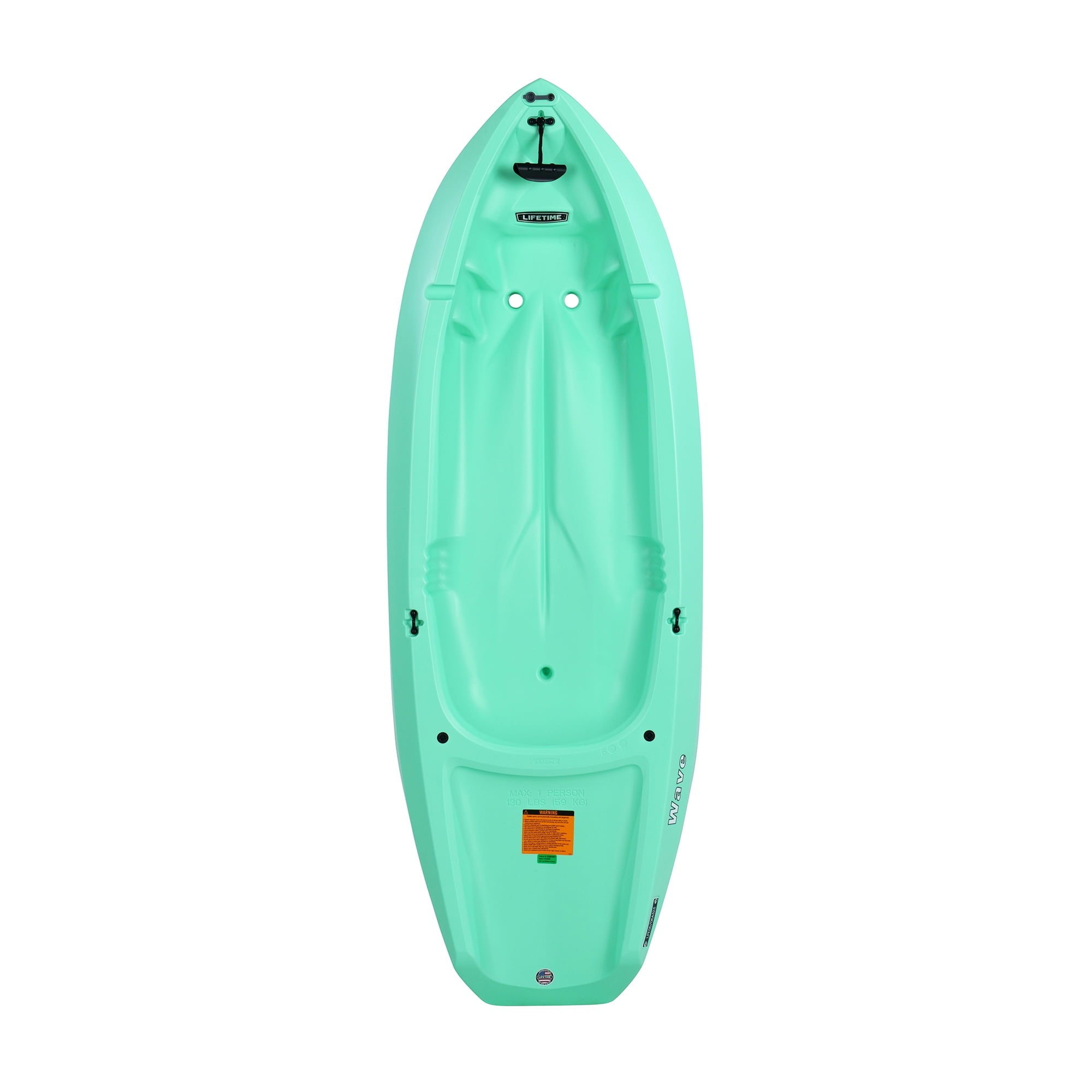 Lifetime Wave 6 ft Youth Sit-On-Top Kayak with Paddle, Fire Red (91401)