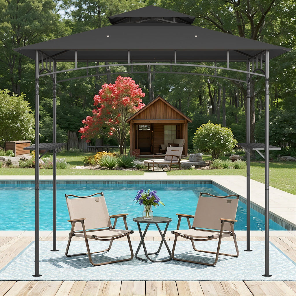 10x10 Pop-Up Canopy Tent with Removable Walls, 3 Height Adjustable Easy Set up Portable Gazebo, For Camping, White