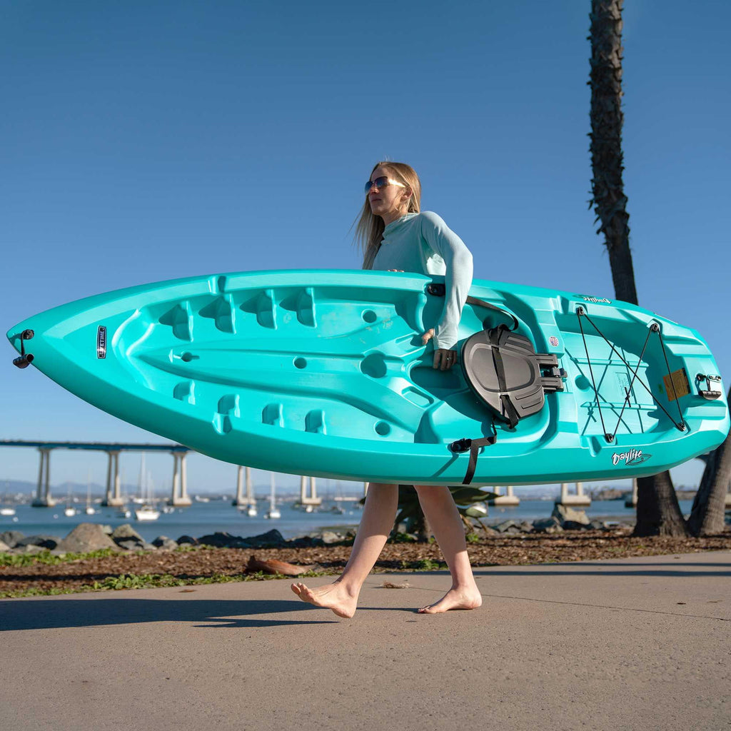 Lifetime Daylite 8 ft Sit-On-Top Kayak with Paddle, Red (90775)