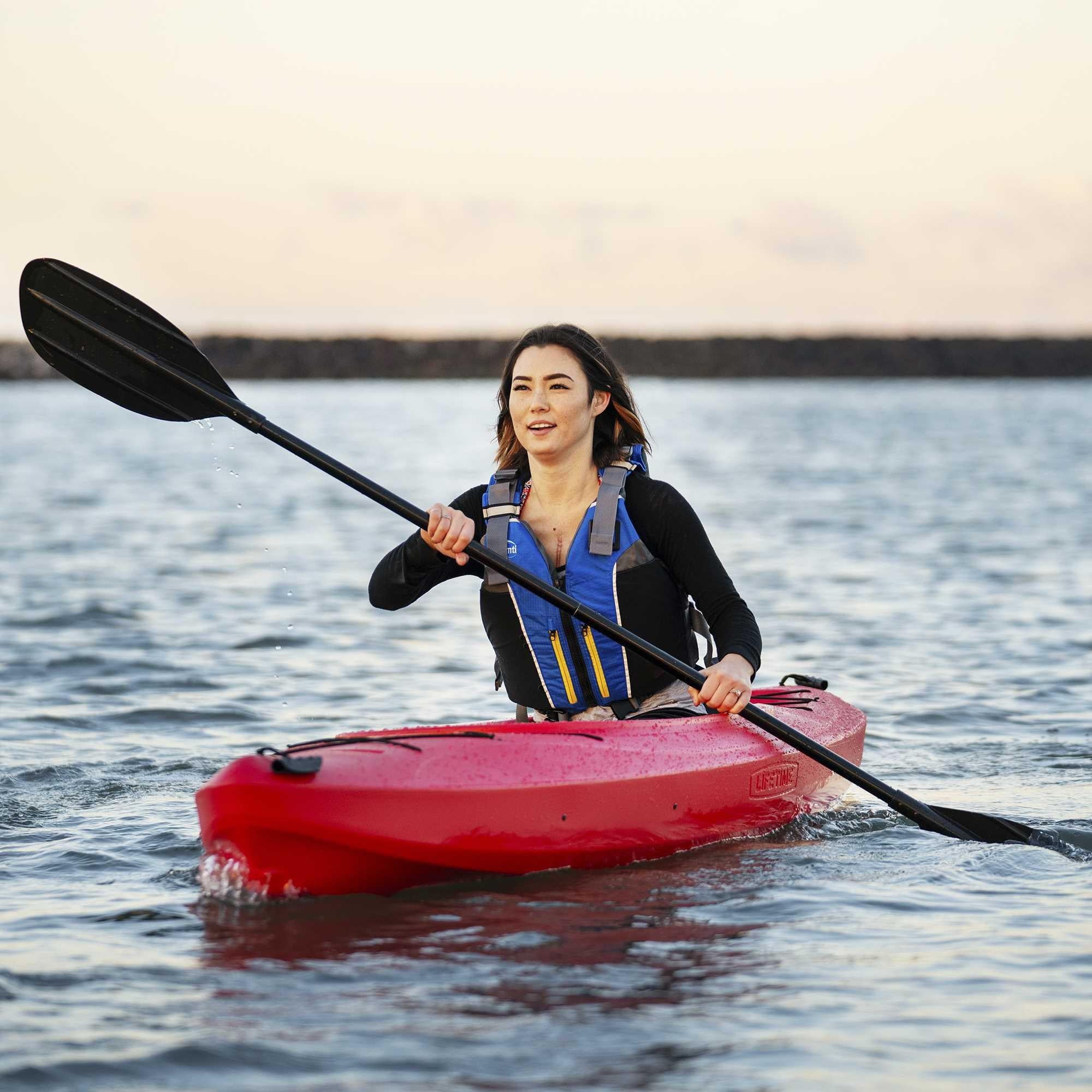 Lifetime Charger 10 ft Sit-Inside Kayak with Paddle, Seaside Dualtone (91349)