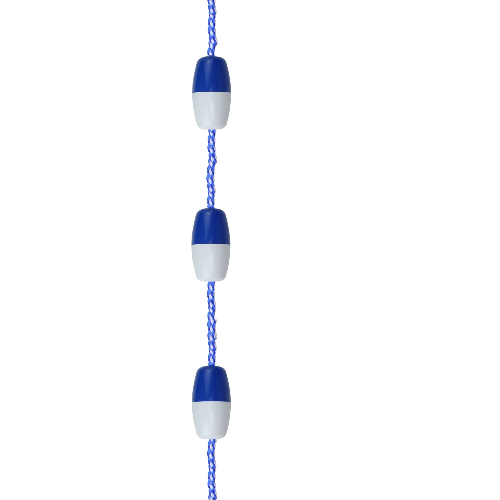 Pool Central Swimming Pool Divider and Safety Rope Line with Floats - 25' - Blue and White