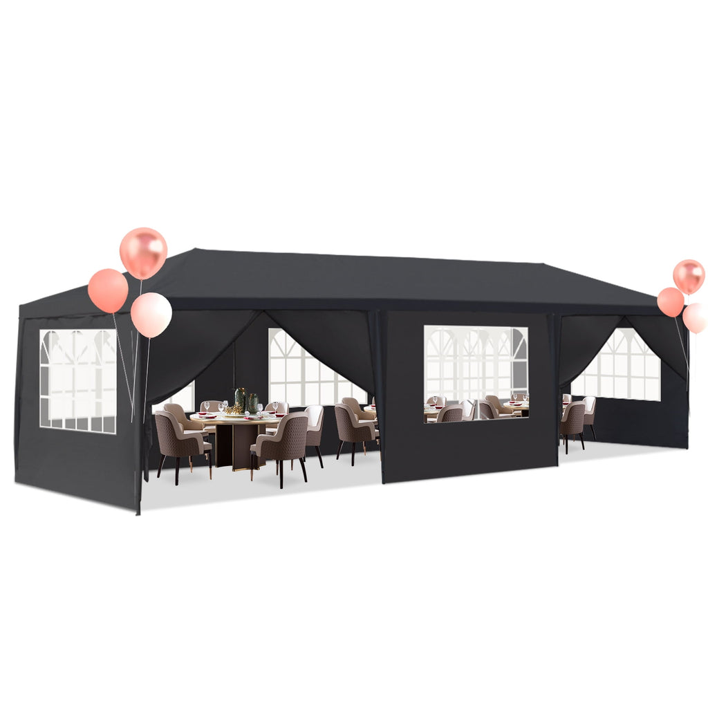 Ktaxon 10' X 30' Canopy Tent with 8 Side Walls for Party Wedding Camping and BBQ