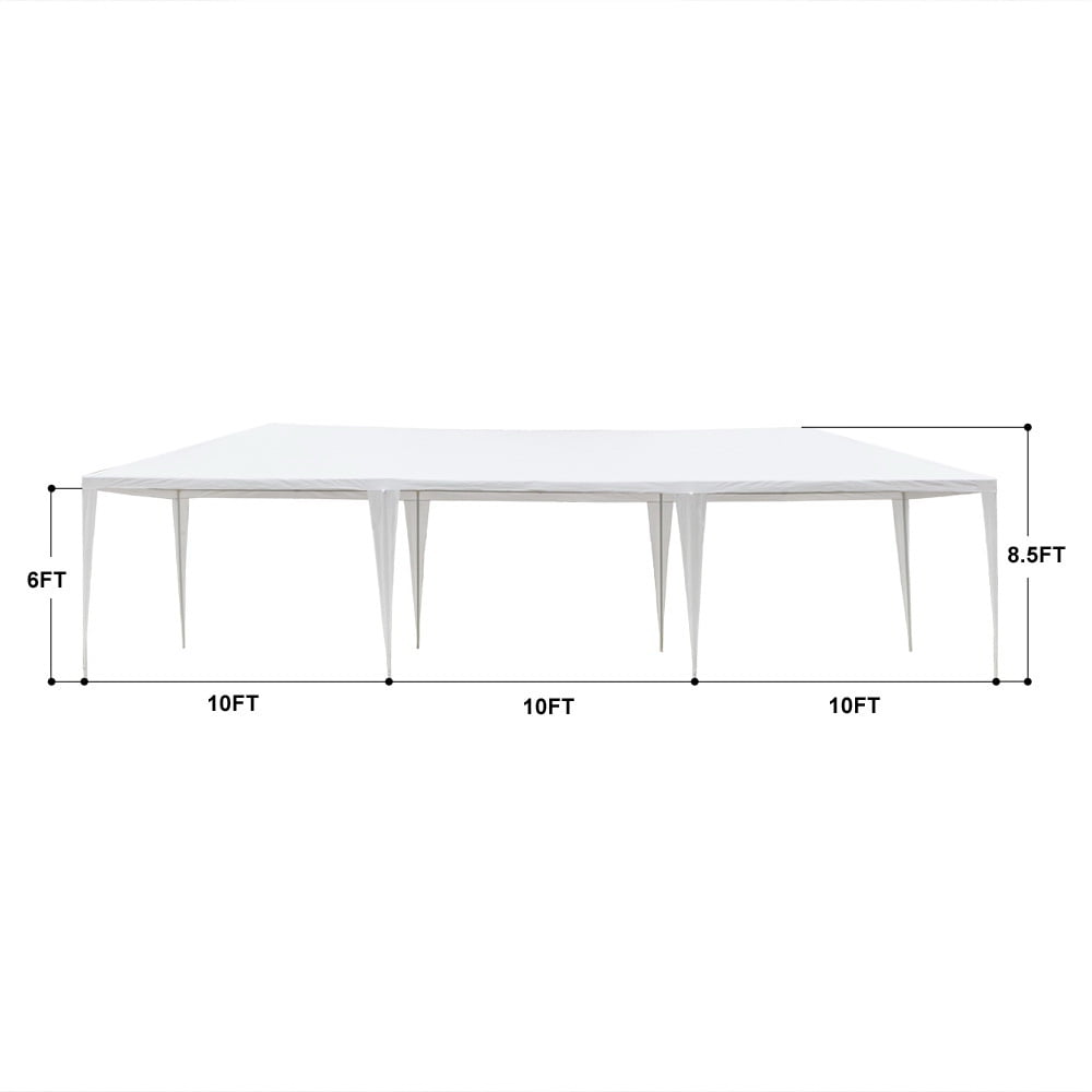 Ktaxon 10' X 30' Canopy Tent with 8 Side Walls for Party Wedding Camping and BBQ
