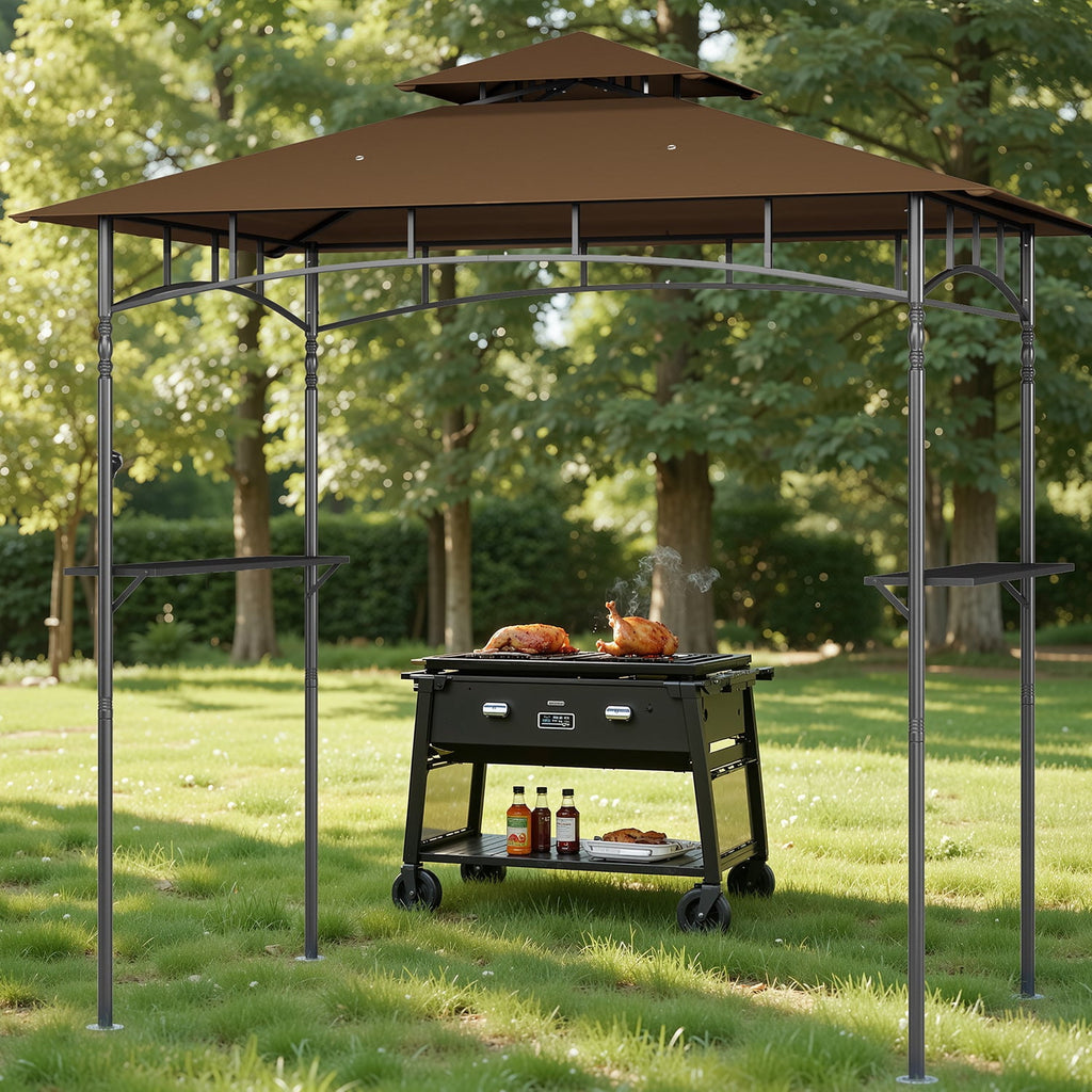10x10 Pop-Up Canopy Tent with Removable Walls, 3 Height Adjustable Easy Set up Portable Gazebo, For Camping, White