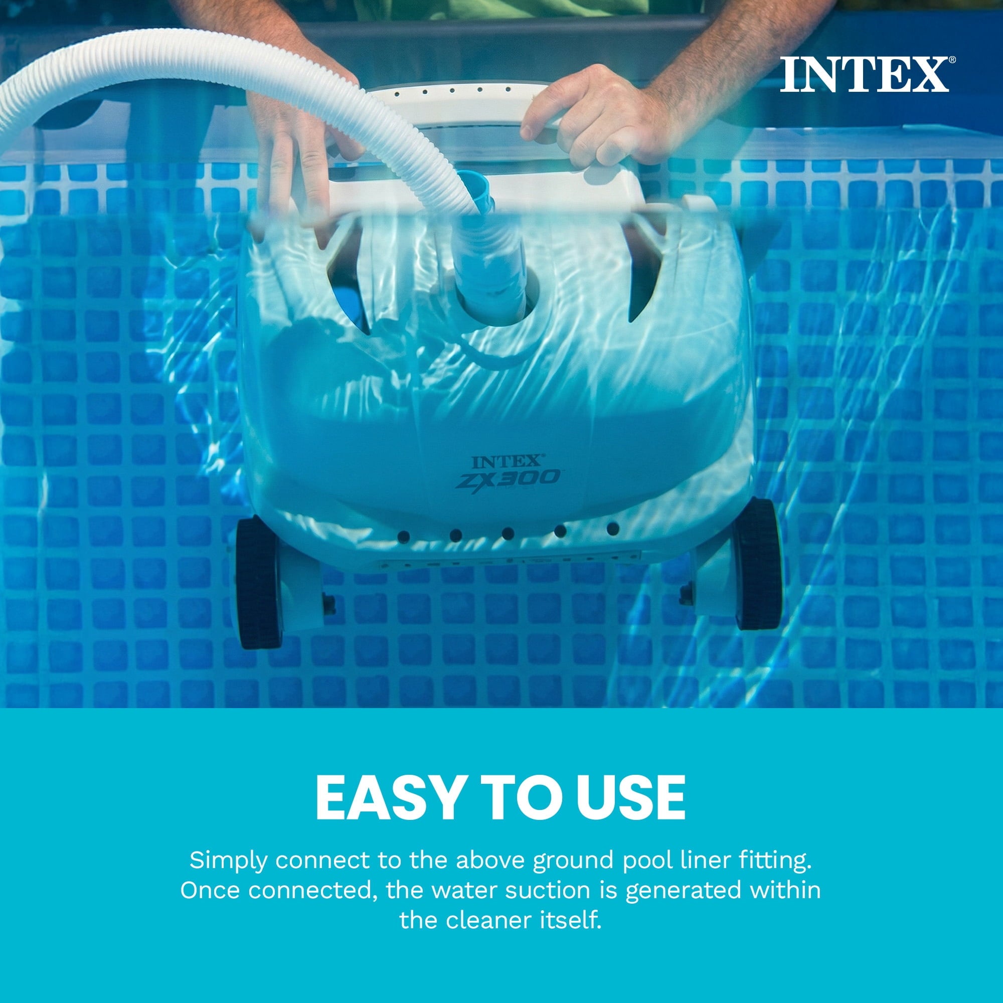 INTEX 20ft x 48in Ultra XTR Above Ground Swimming Pool, Sand Filter Pump, & Automatic Vacuum Cleaner