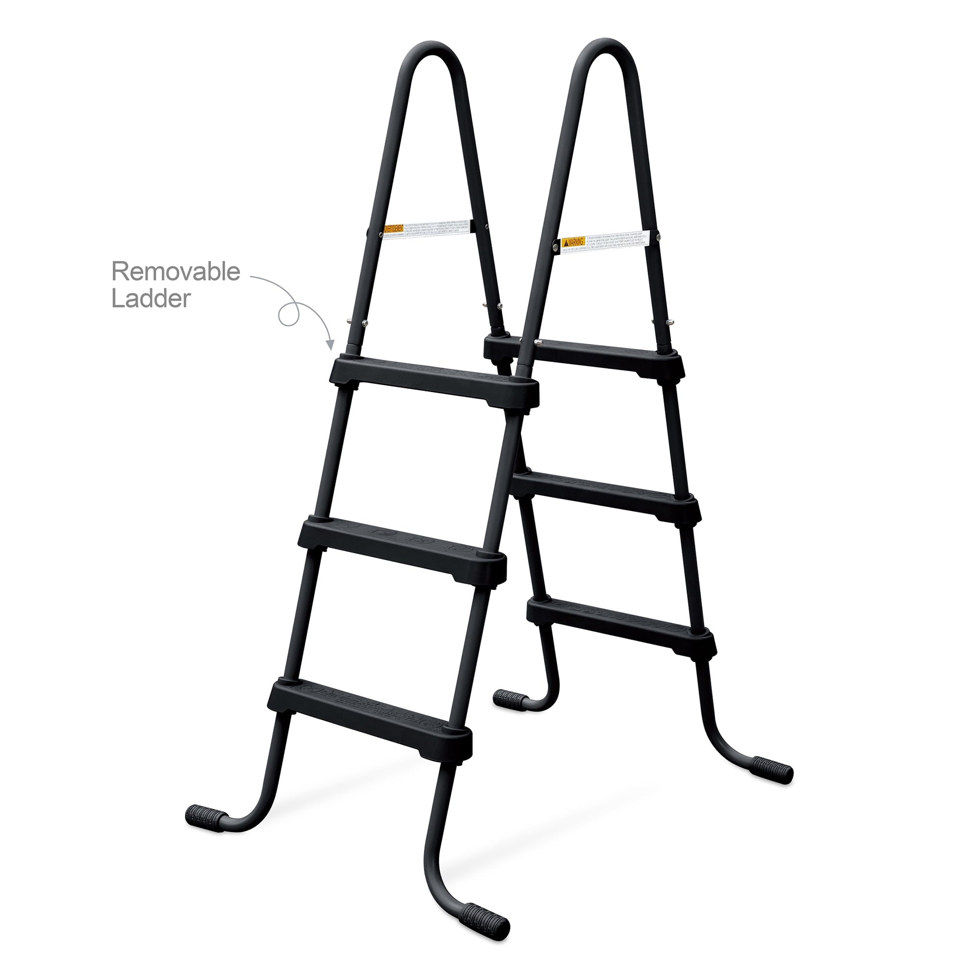 Funsicle 36 Inch SureStep 3 Stair Outdoor Above-Ground Swimming Pool Ladder, Blue & White