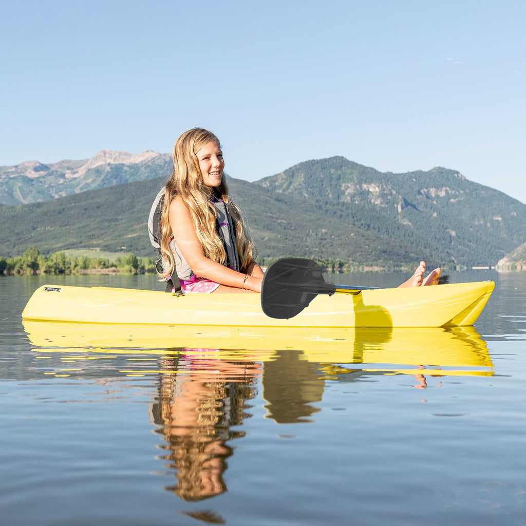 Lifetime Wave 6 ft Youth Sit-On-Top Kayak with Paddle, Fire Red (91401)