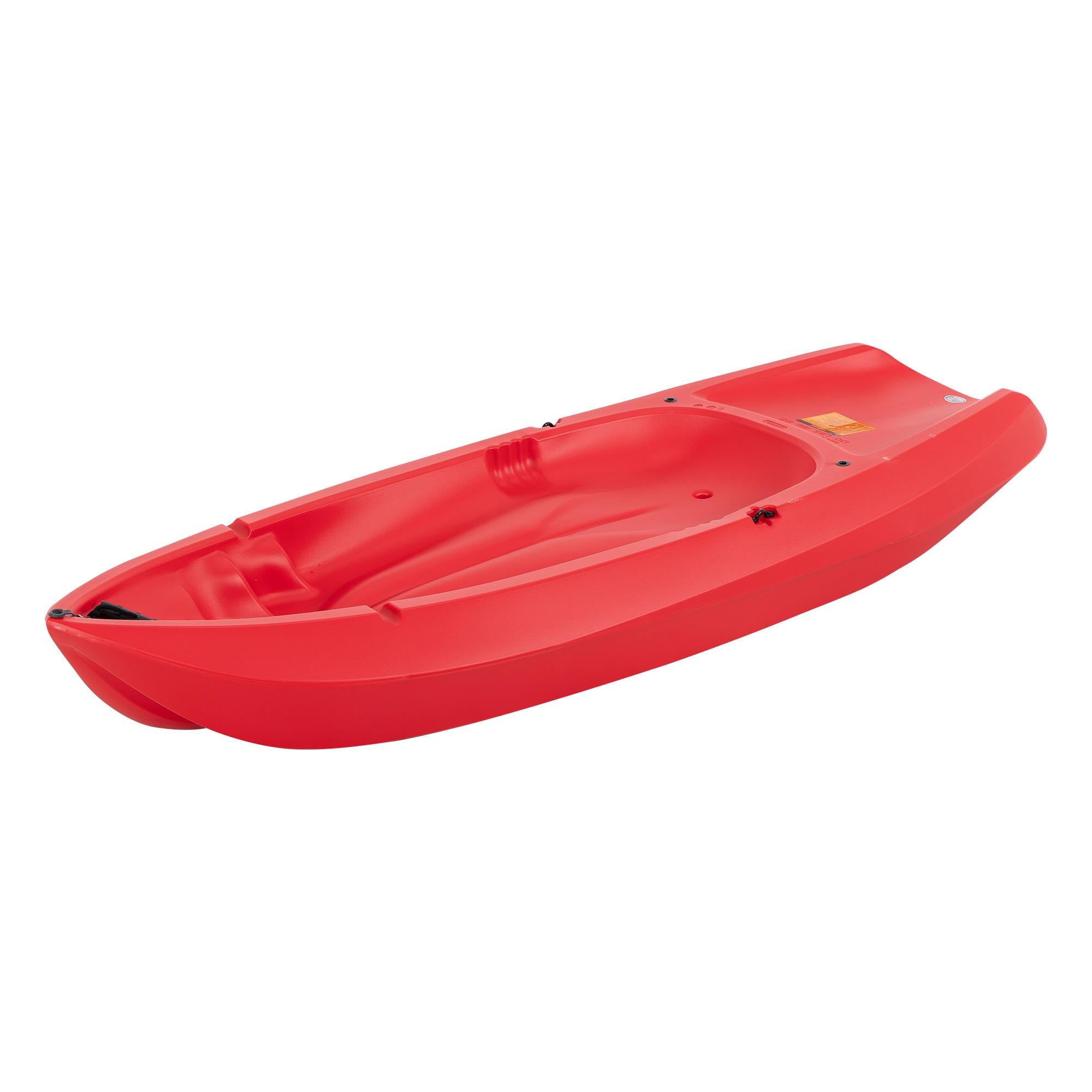 Lifetime Wave 6 ft Youth Sit-On-Top Kayak with Paddle, Fire Red (91401)