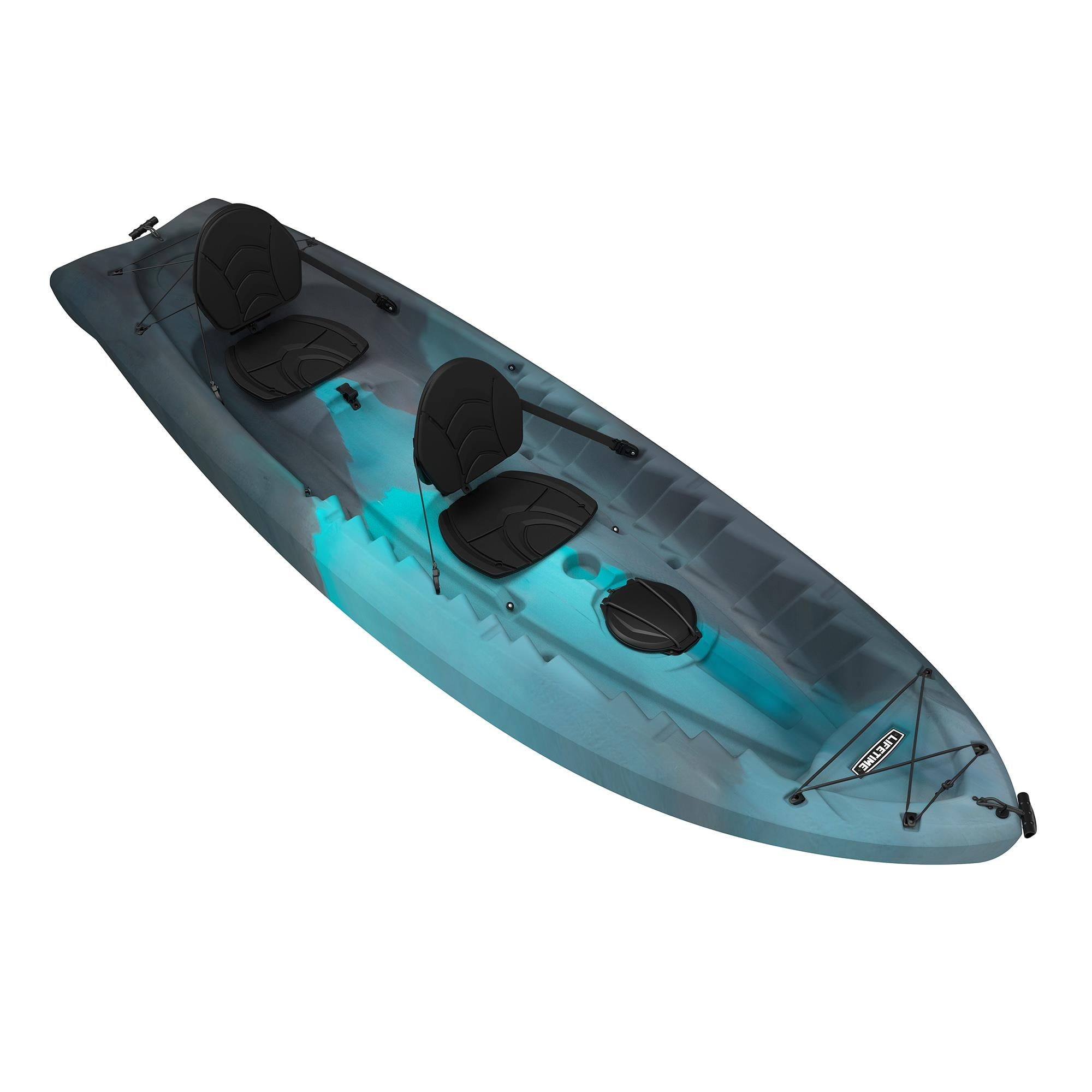 Lifetime Envoy 10.5 ft Sit-On-Top Tandem Kayak with Paddles, Sky Fusion (91192)
