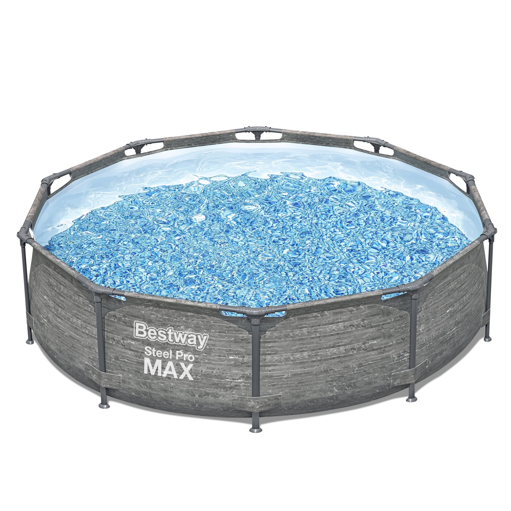 Bestway Steel Pro MAX 10'x30\ Metal Frame Above Ground Pool Set w/ Filter Pump & Cartridge