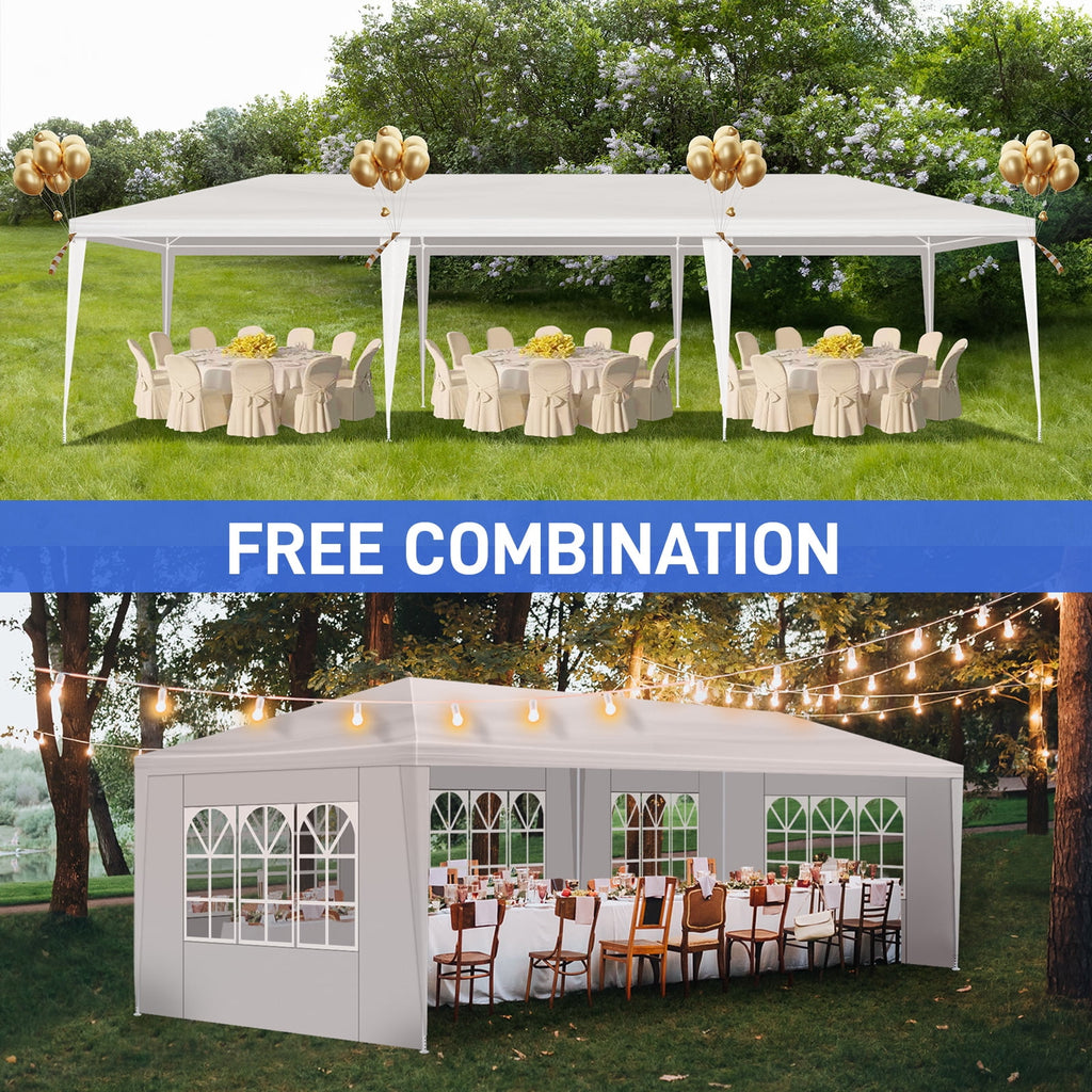 Ktaxon 10' X 30' Canopy Tent with 8 Side Walls for Party Wedding Camping and BBQ