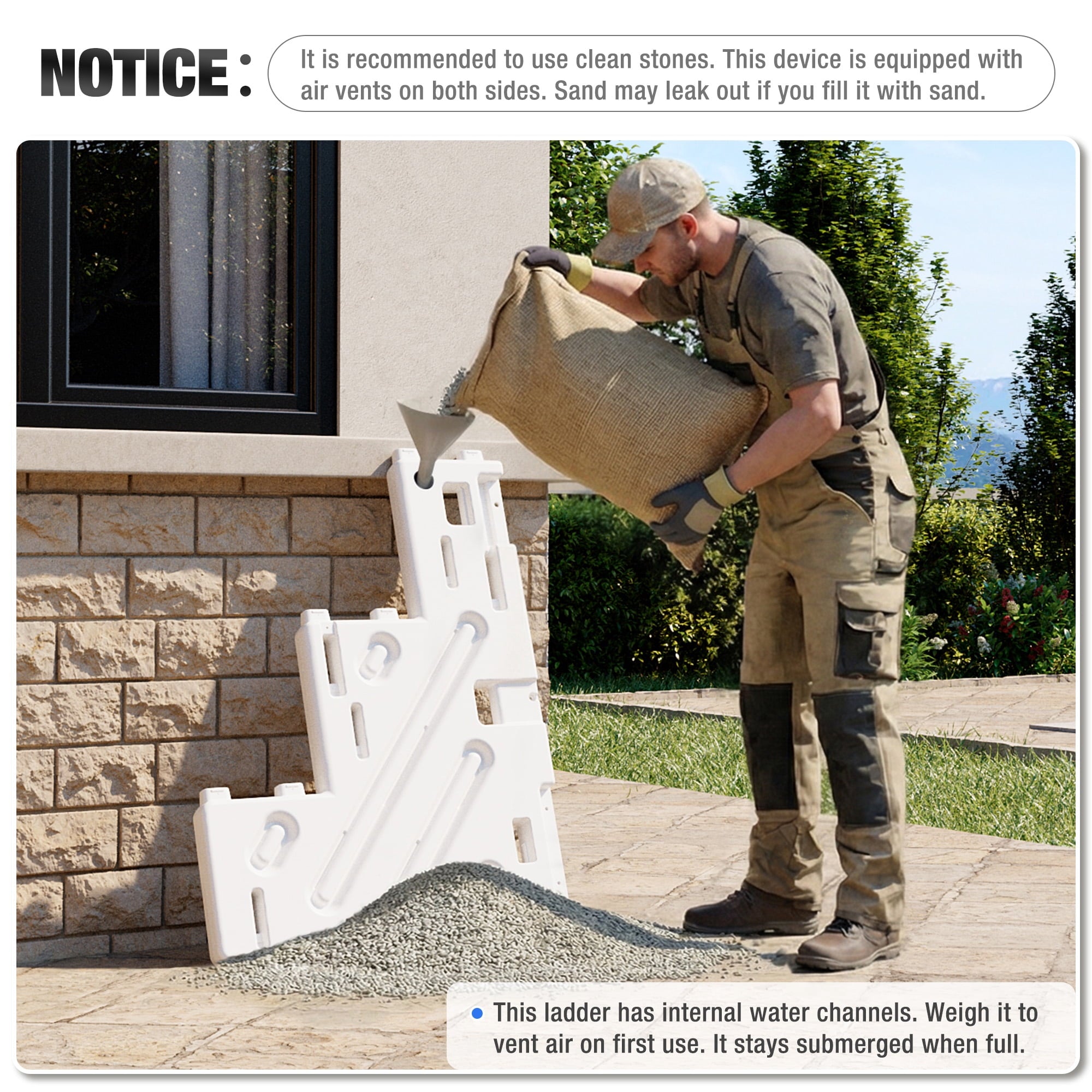 Betisef Pool Ladder above Ground, Heavy Duty 4-Step Pool Ladder with Dual Handrails and Non-Slip Steps, 500 LBS Load Capacity, for 46-58 Inch