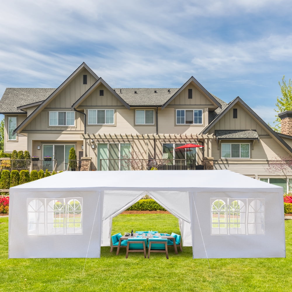 Ktaxon 10' X 30' Canopy Tent with 8 Side Walls for Party Wedding Camping and BBQ