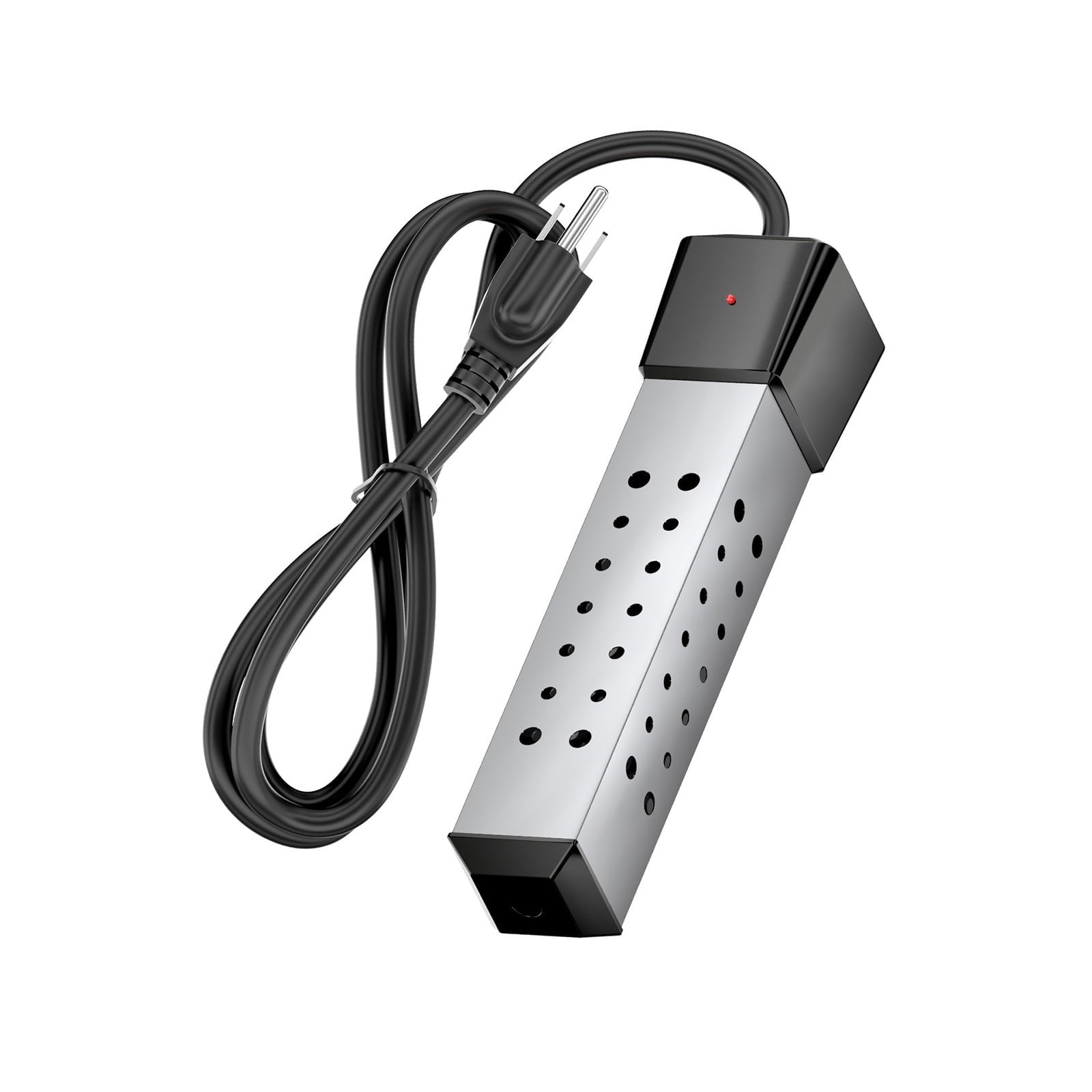 Fast Heating Immersion Water Heater Rod - Portable Electric Heater for Swimming Pool Bathtub & Bucket, High Efficiency Water Boiler, Heating Rod for Home Outdoor Water Heating Needs, 14in, Silver
