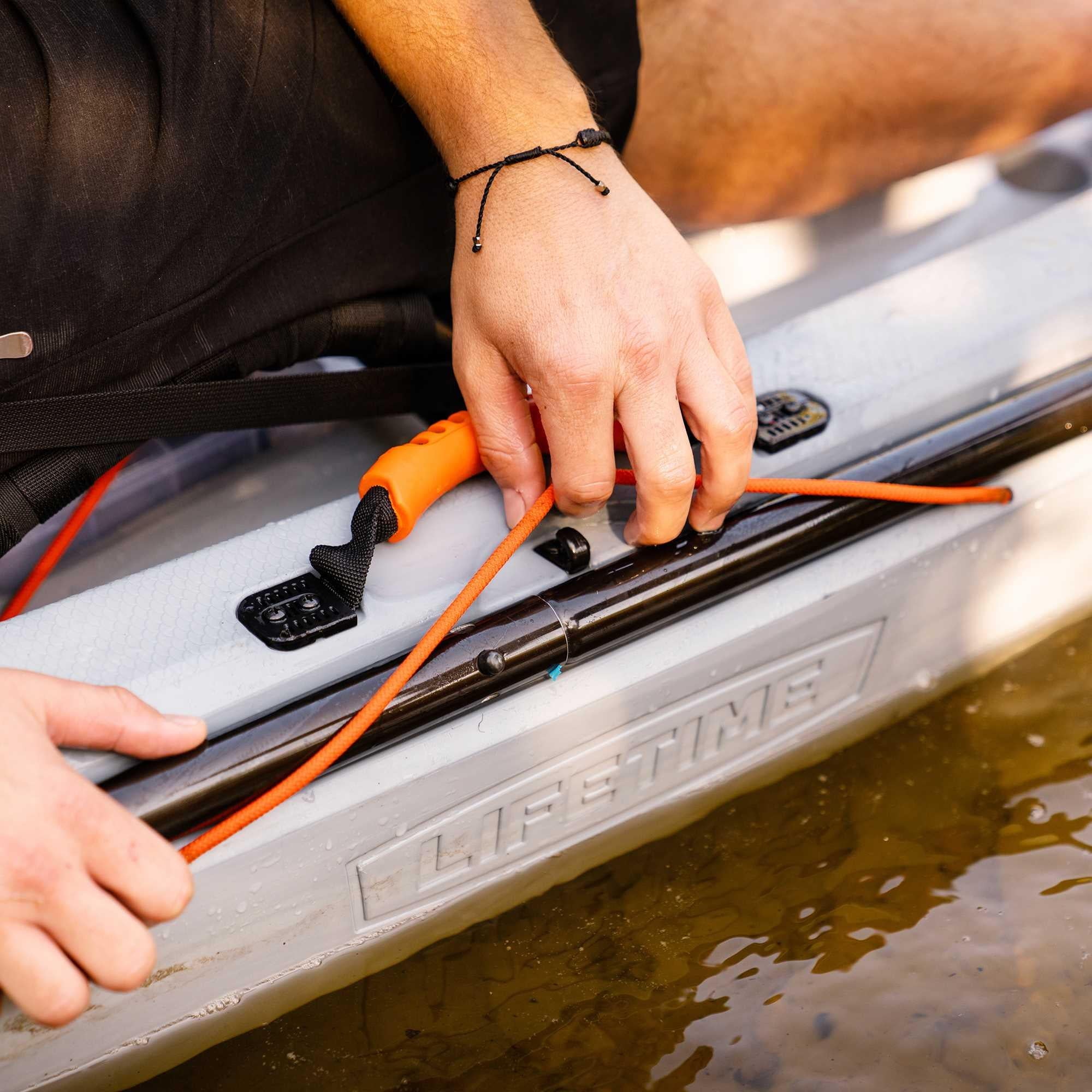 Lifetime Tamarack Pro-Comfort 10 ft 3 in Sit-On-Top Kayak with Paddle, Eclipse Fusion (91058)