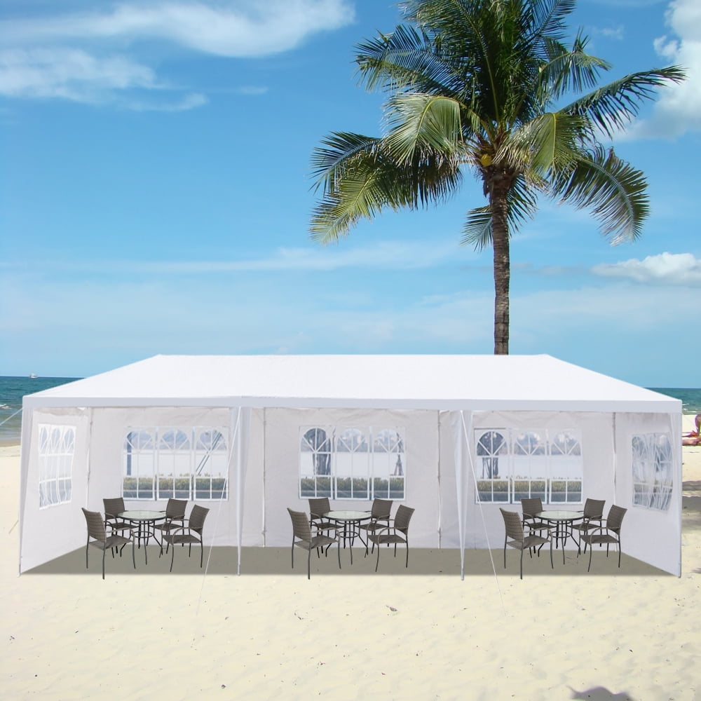 Ktaxon 10' X 30' Canopy Tent with 8 Side Walls for Party Wedding Camping and BBQ