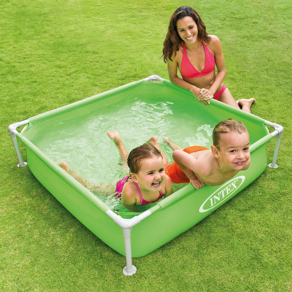 Intex Mini Frame Pool, Blue - 48 x 48 x 12 inches (L x W x H)