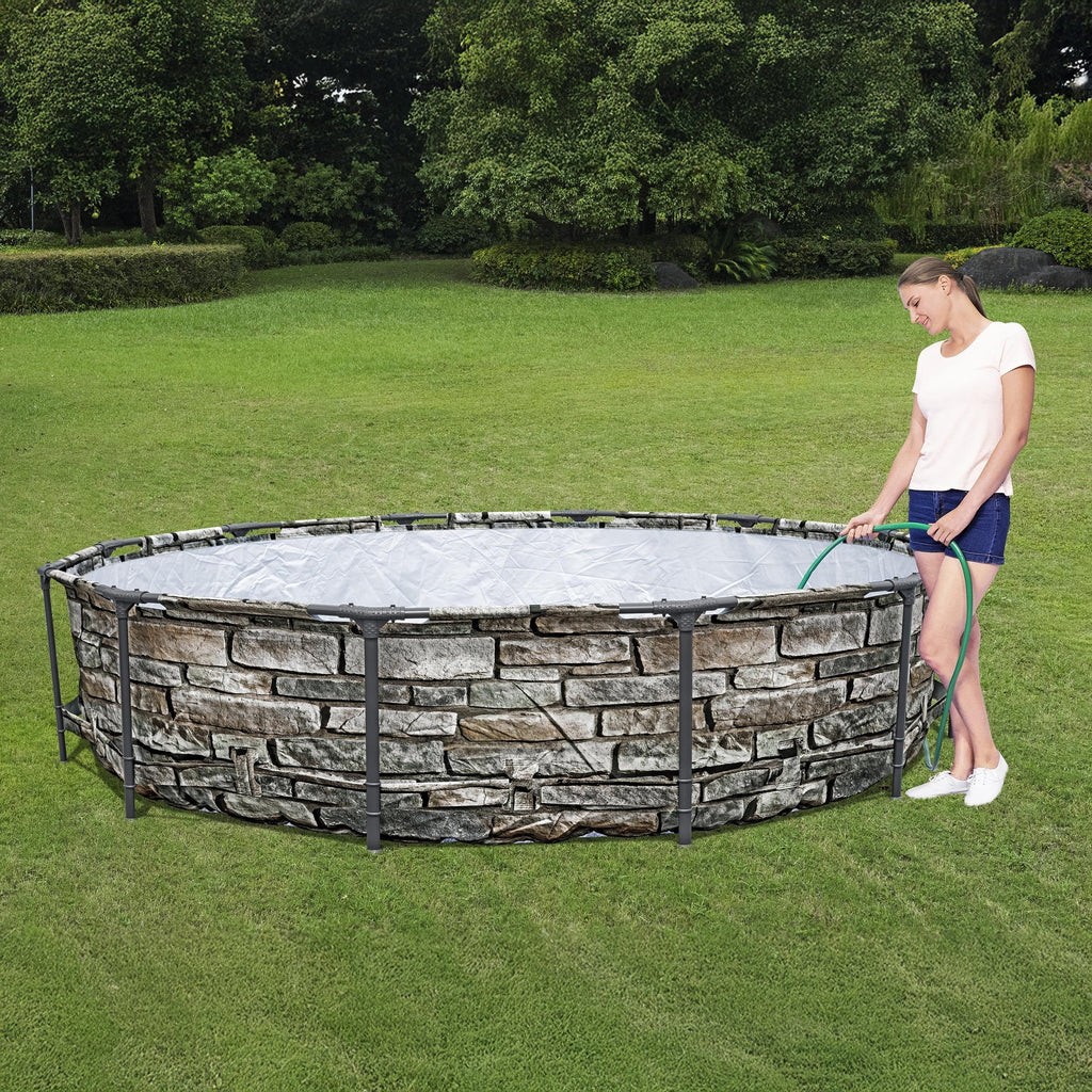 Bestway Steel Pro MAX 10'x30\ Metal Frame Above Ground Pool Set w/ Filter Pump & Cartridge