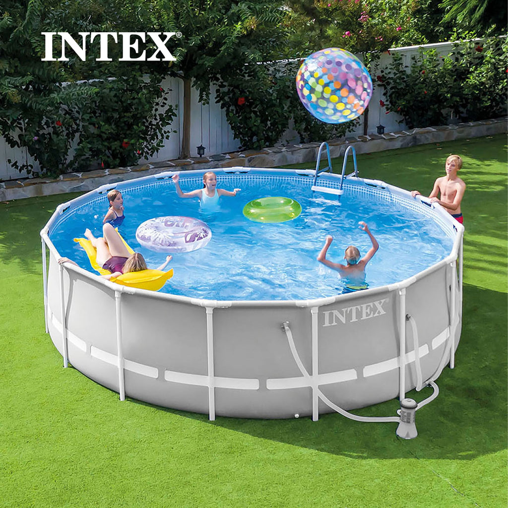 Intex 26719EH 14ft x 42in Prism Frame Above Ground Swimming Pool with Pump