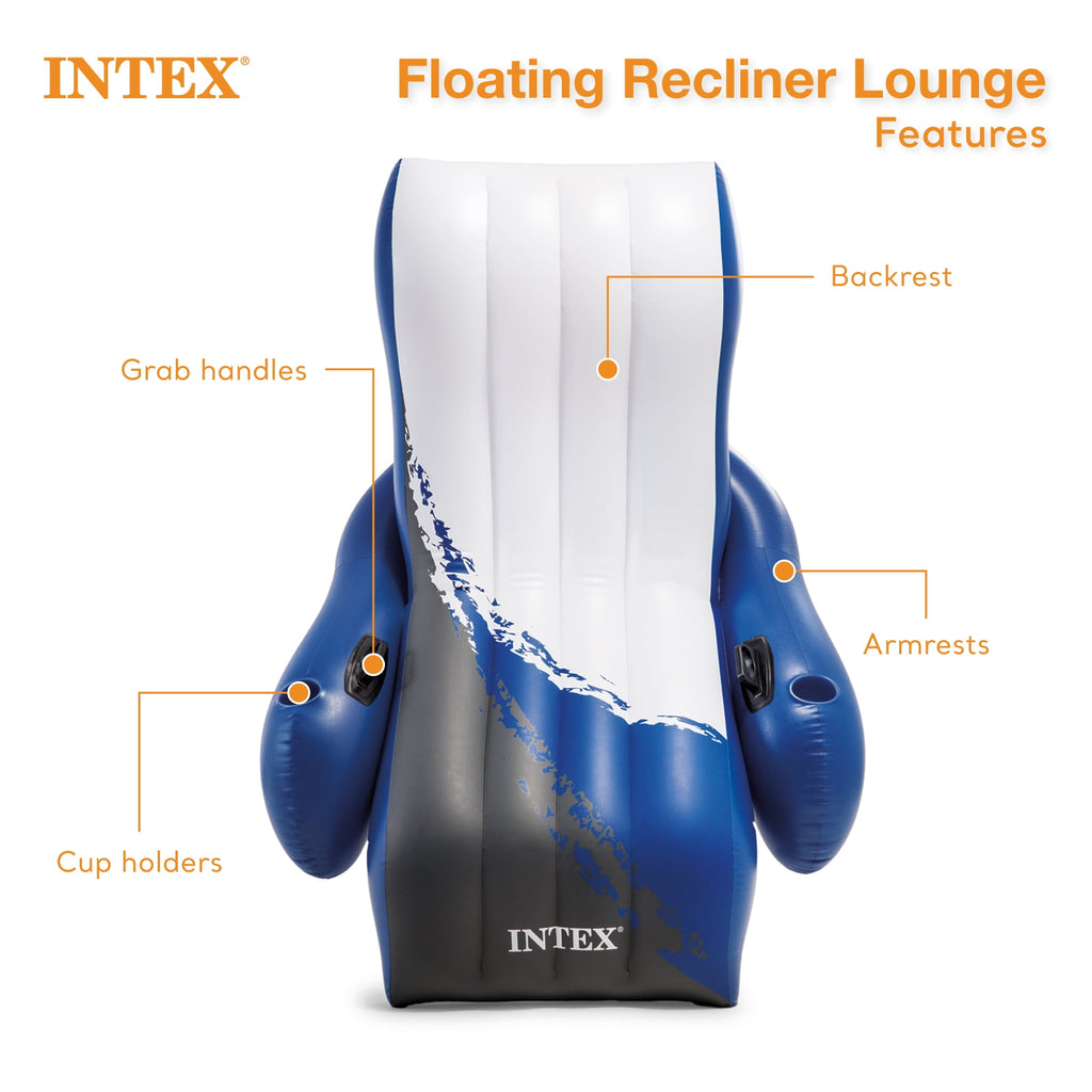 INTEX 24ft x 12ft x 52in Ultra XTR Above Ground Pool, Floats (2 Pack), & Inflatable Cooler