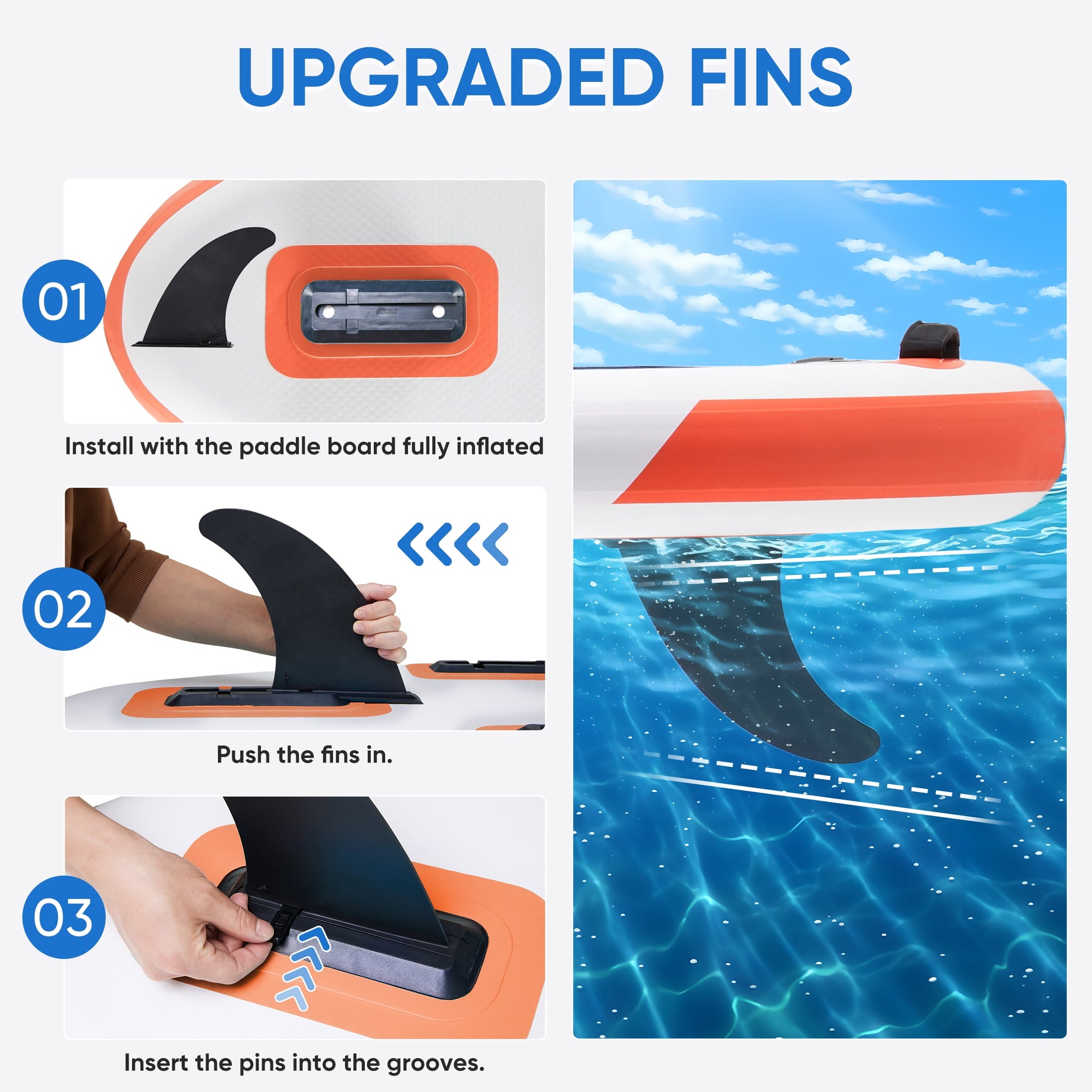 ZUNMOS 10.5ft Inflatable Stand Up Paddle Board, Non-Slip Deck, Complete SUP Accessories Set for All Skill Levels, Brown and Green