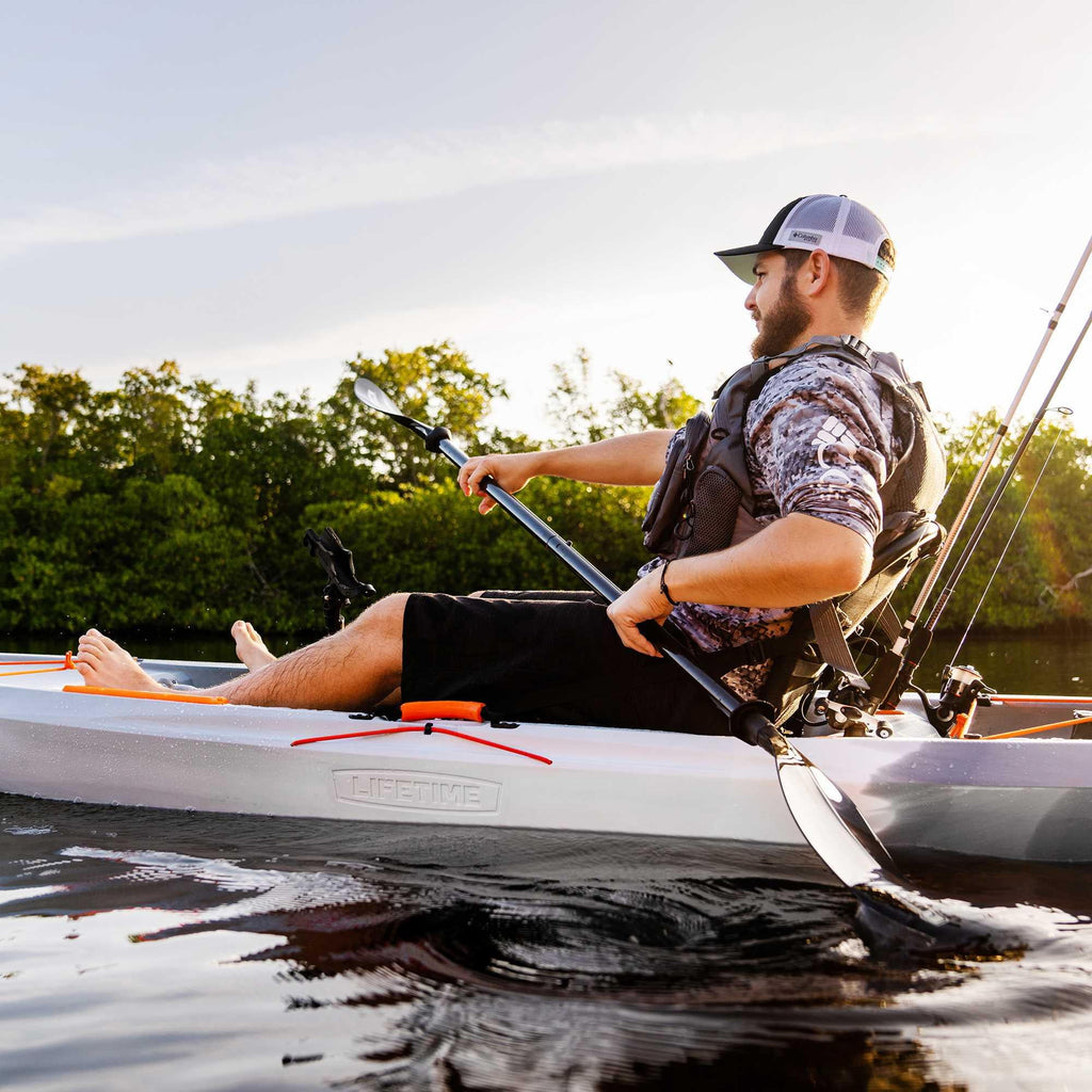 Lifetime Tamarack Pro-Comfort 10 ft 3 in Sit-On-Top Kayak with Paddle, Eclipse Fusion (91058)