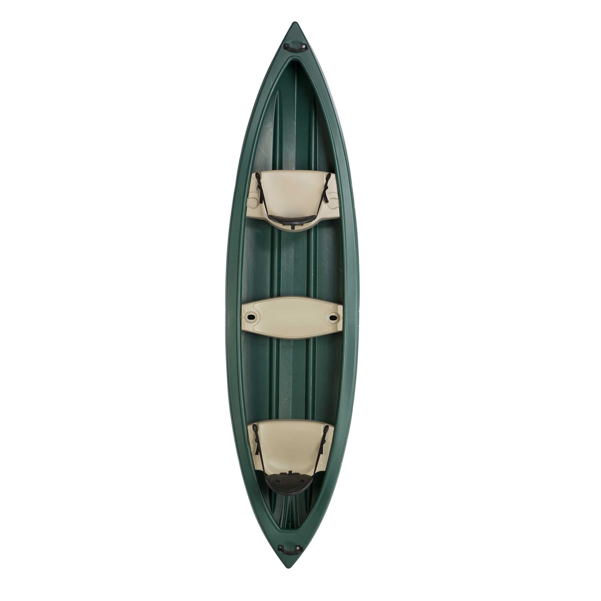Lifetime Kodiak 13 ft Canoe with Paddles, Molded Seats, Skeg Wheel, Red (90658)