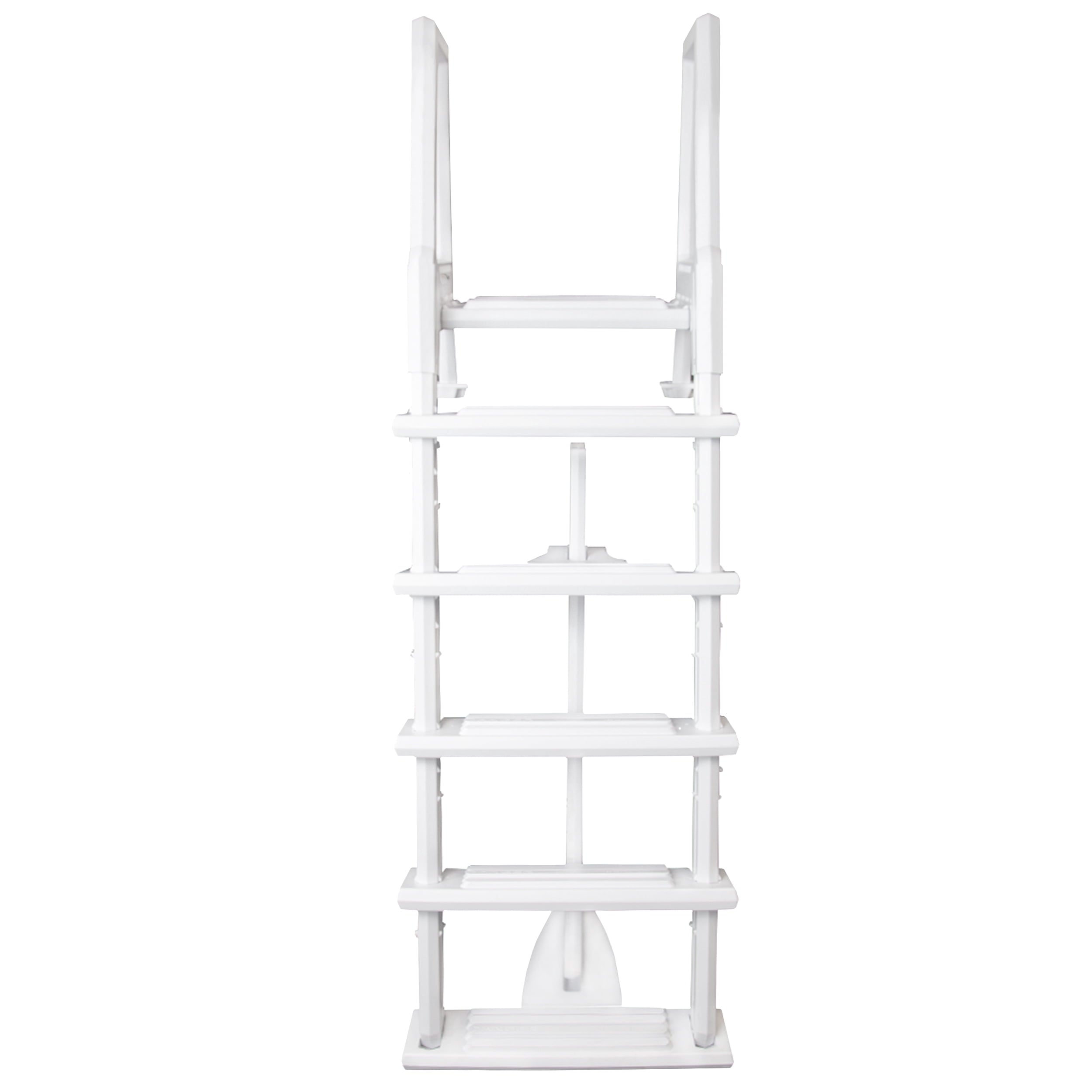 Aqua Select Heavy Duty Resin In-Pool Ladder w/ Entrapment Barrier for Above Ground Pools