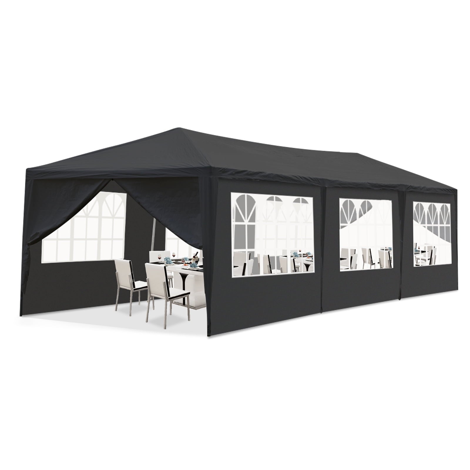 Ktaxon 10' X 30' Canopy Tent with 8 Side Walls for Party Wedding Camping and BBQ