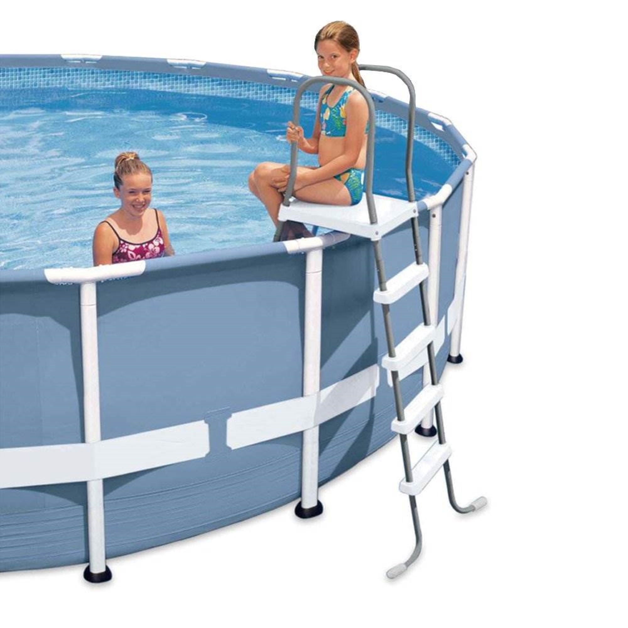 Intex Steel Frame Above Ground Swimming Pool 52 Pool Entry Step Ladder