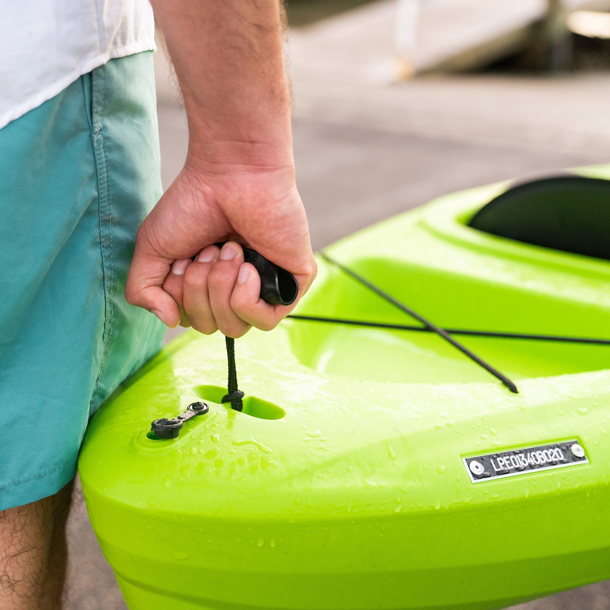 Lifetime Pacer 8 ft Sit-Inside Kayak with Paddle, Green (91032)