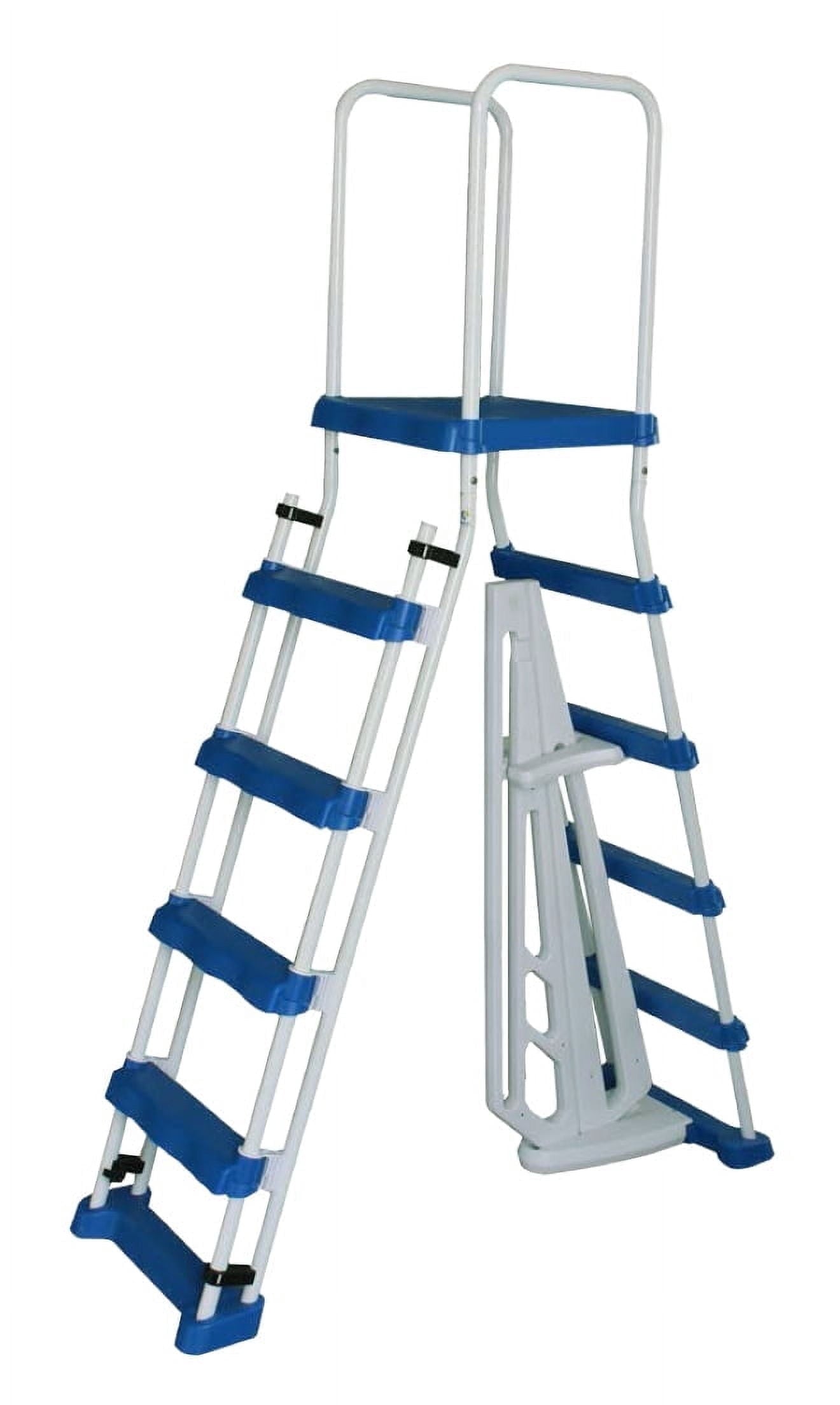 Aqua Select Above Ground A-Frame Swimming Pool Ladder with Removable Steps up to 48