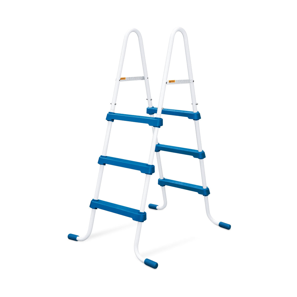 Funsicle 36 Inch SureStep 3 Stair Outdoor Above-Ground Swimming Pool Ladder, Blue & White
