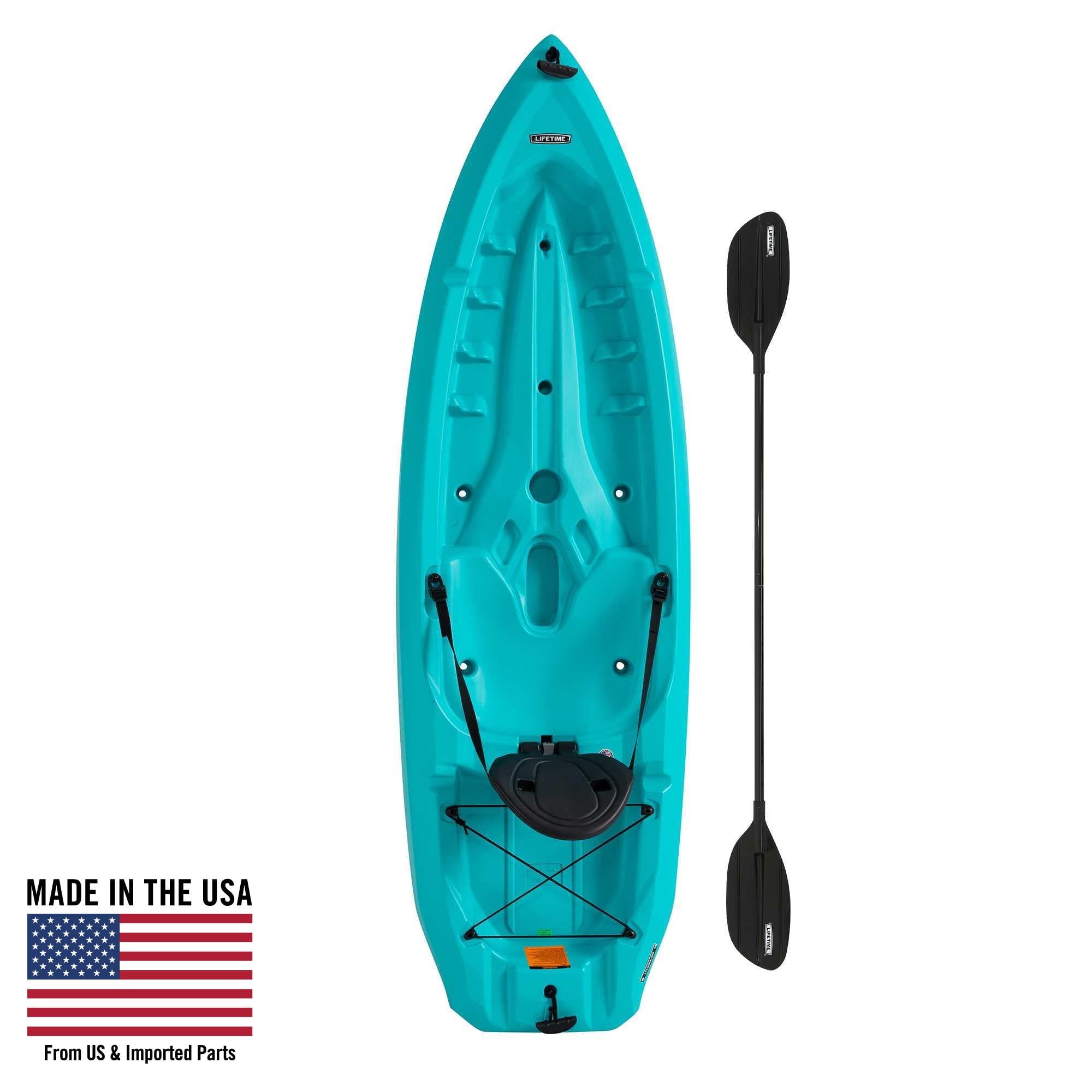 Lifetime Daylite 8 ft Sit-On-Top Kayak with Paddle, Red (90775)