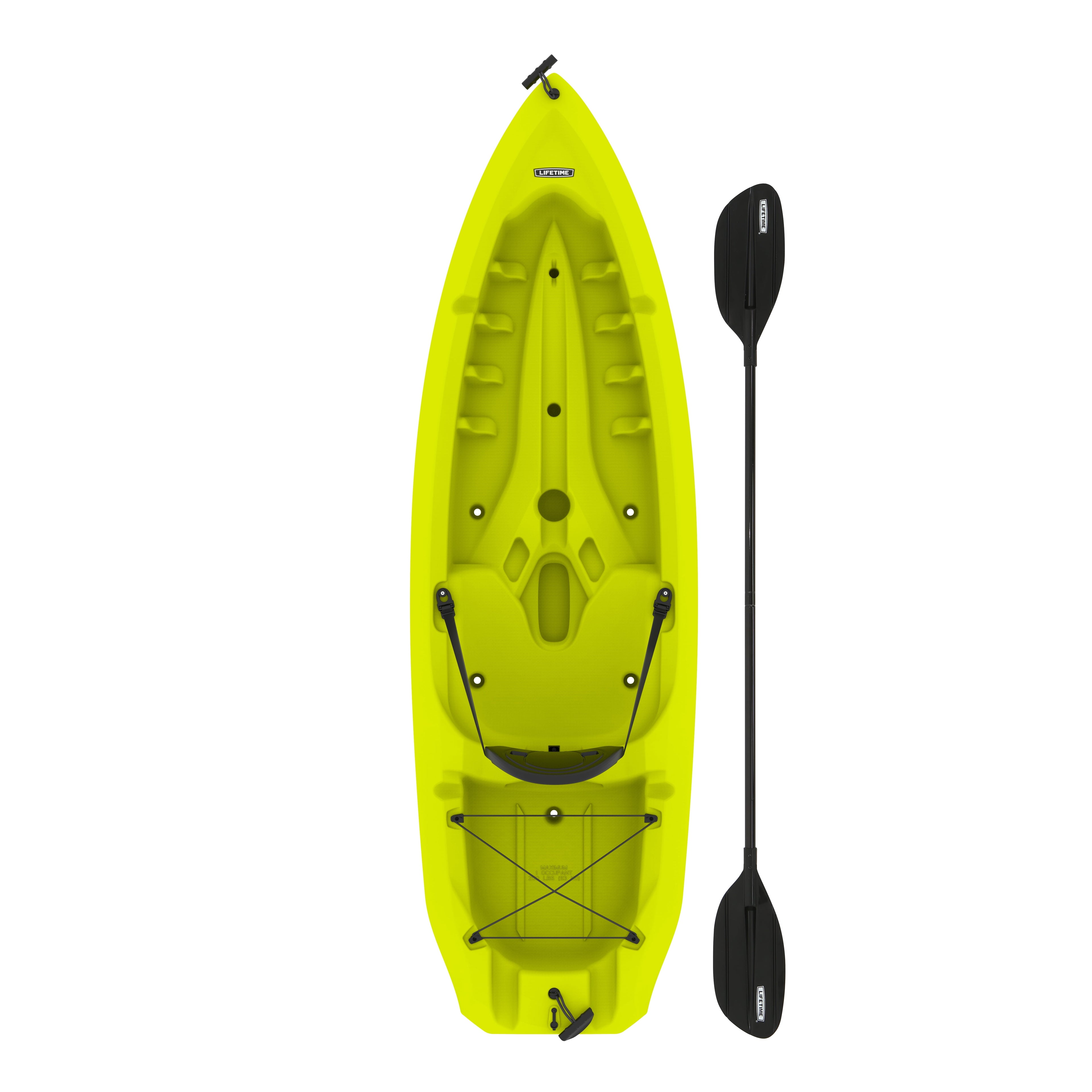 Lifetime Daylite 8 ft Sit-On-Top Kayak with Paddle, Red (90775)