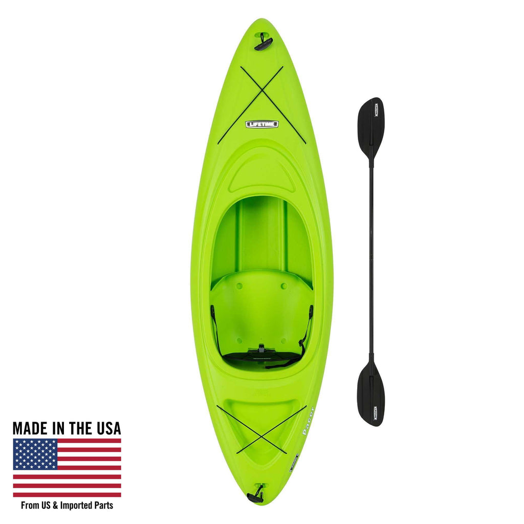 Lifetime Pacer 8 ft Sit-Inside Kayak with Paddle, Green (91032)