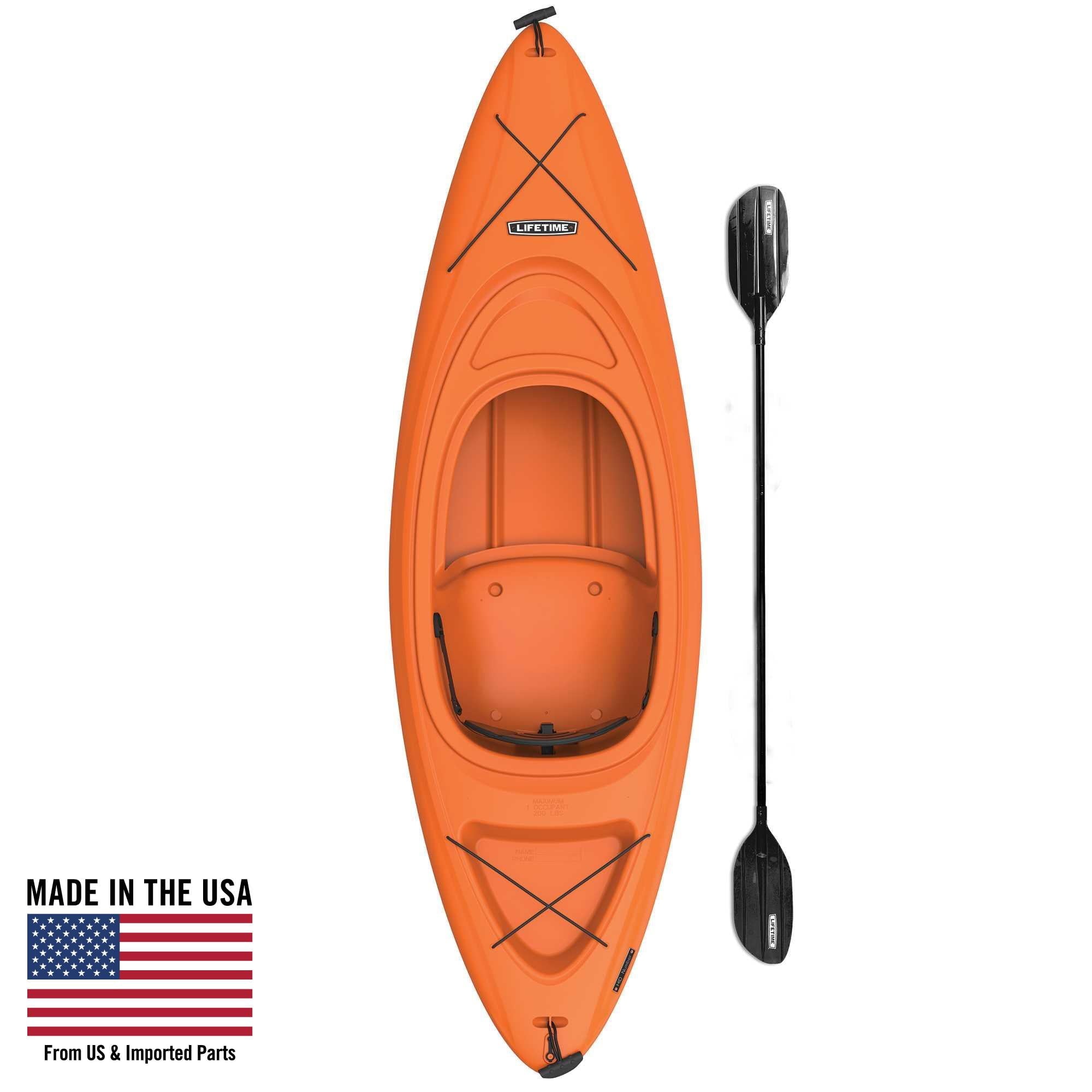 Lifetime Pacer 8 ft Sit-Inside Kayak with Paddle, Green (91032)