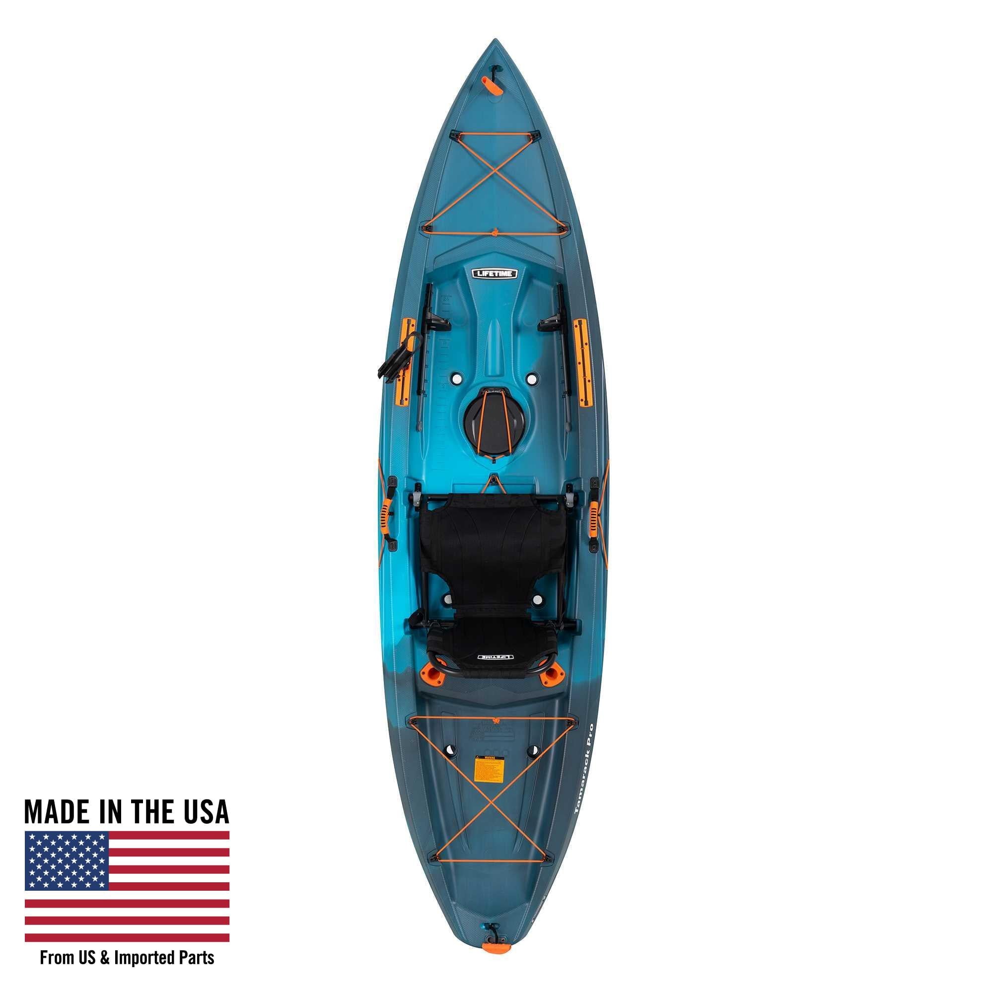 Lifetime Tamarack Pro-Comfort 10 ft 3 in Sit-On-Top Kayak with Paddle, Eclipse Fusion (91058)