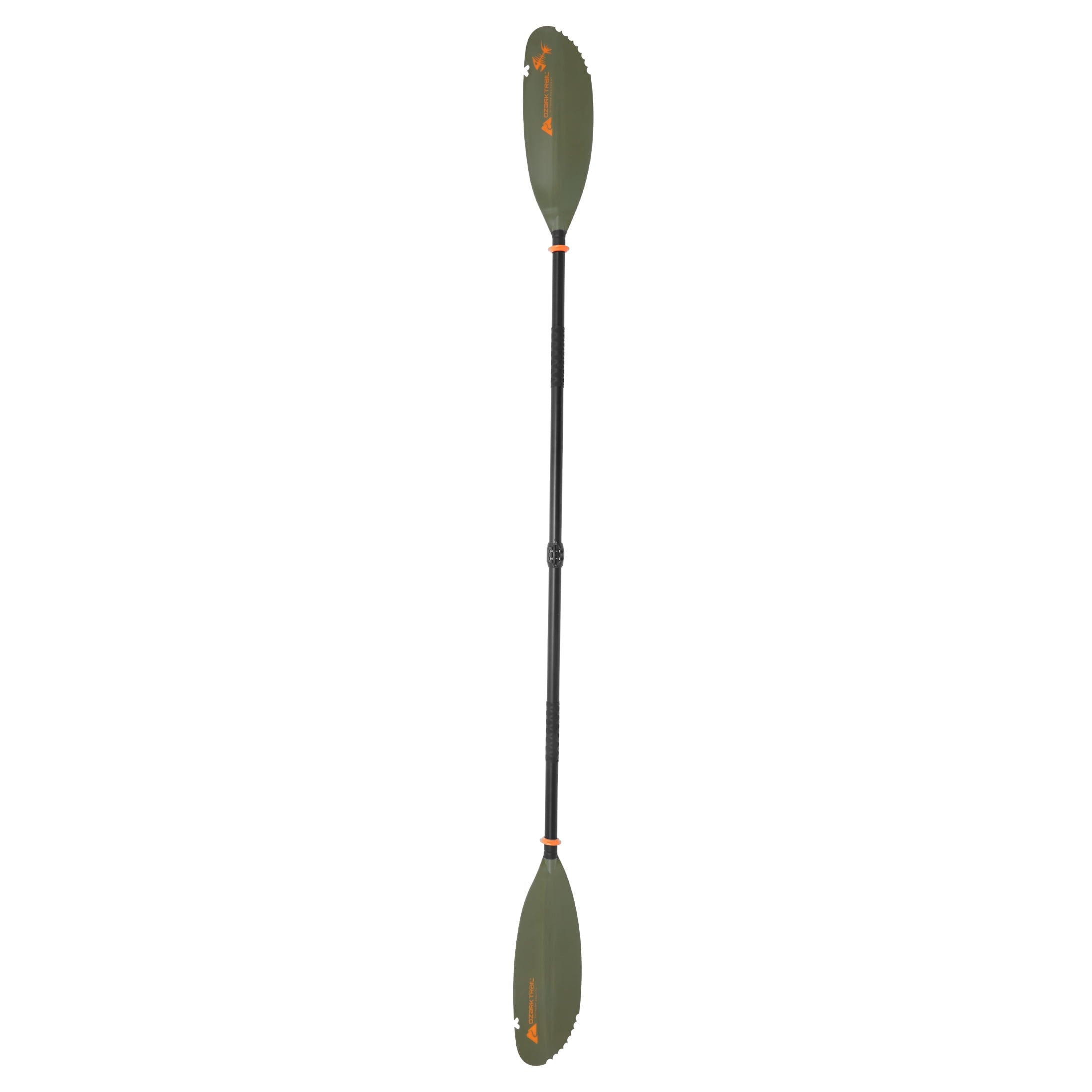 Ozark Trail Green Fiberglass and Aluminum Fishing Kayak Paddle, 94.5