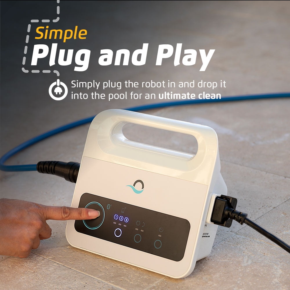 Dolphin Nautilus CC Robotic Pool Vacuum Cleaner with Ultra-Fine Filters, Pools Up To 33 FT