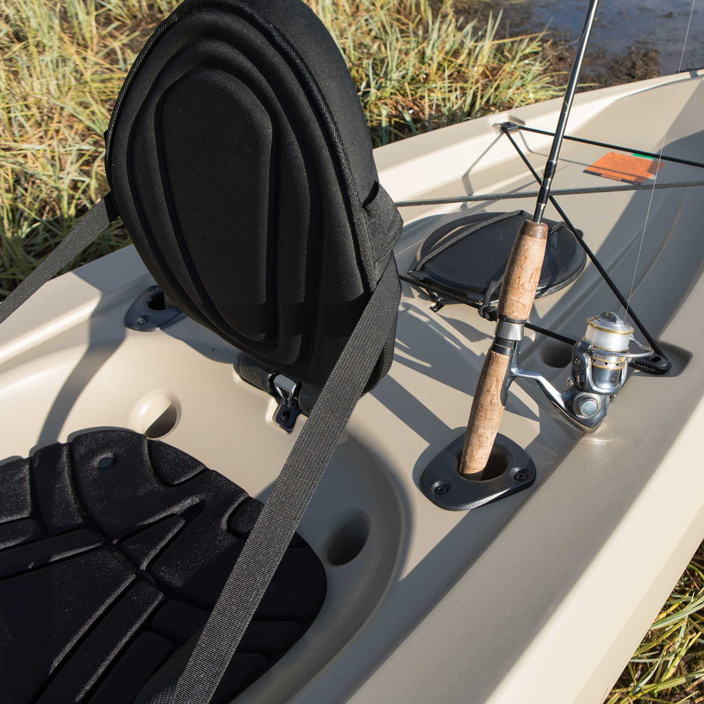 Lifetime Tamarack Angler 10 ft Sit-On-Top Fishing Kayak with Paddles, 2 Pack, Tan (90806)