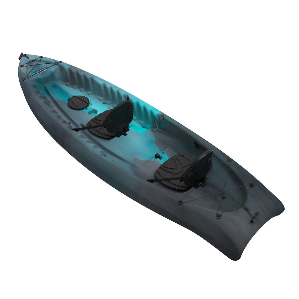 Lifetime Envoy 10.5 ft Sit-On-Top Tandem Kayak with Paddles, Sky Fusion (91192)