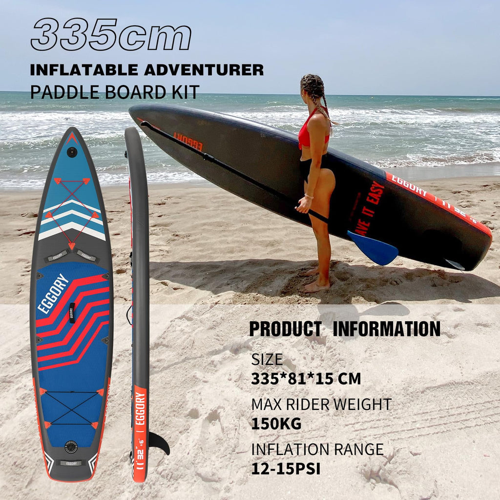 EGGORY 11 ft Inflatable Paddle Boards Stand Up Paddle Board with Premium SUP Accessories for Youth & Adults
