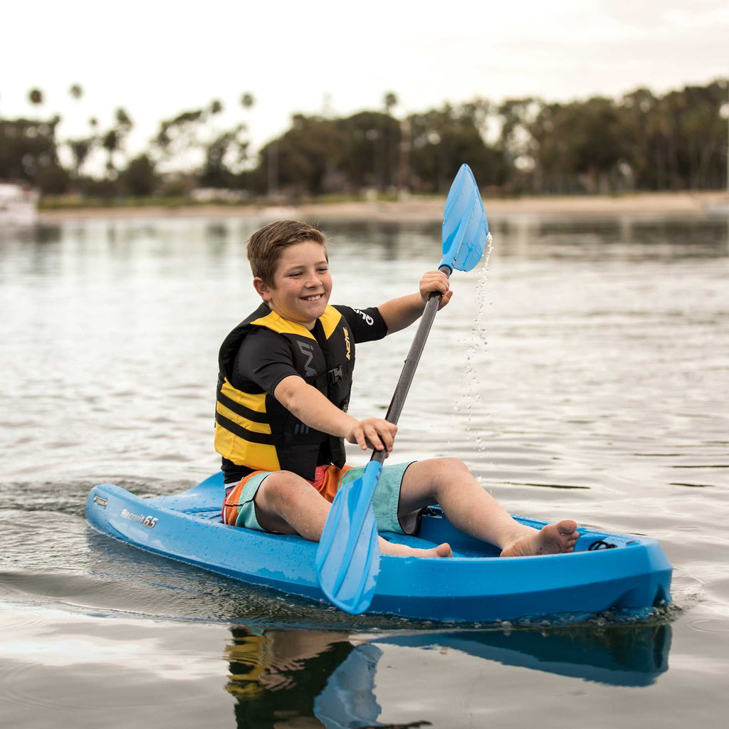 Lifetime Recruit 6.5 ft Youth Sit-On-Top Kayak with Paddle, Lime Green (90765)