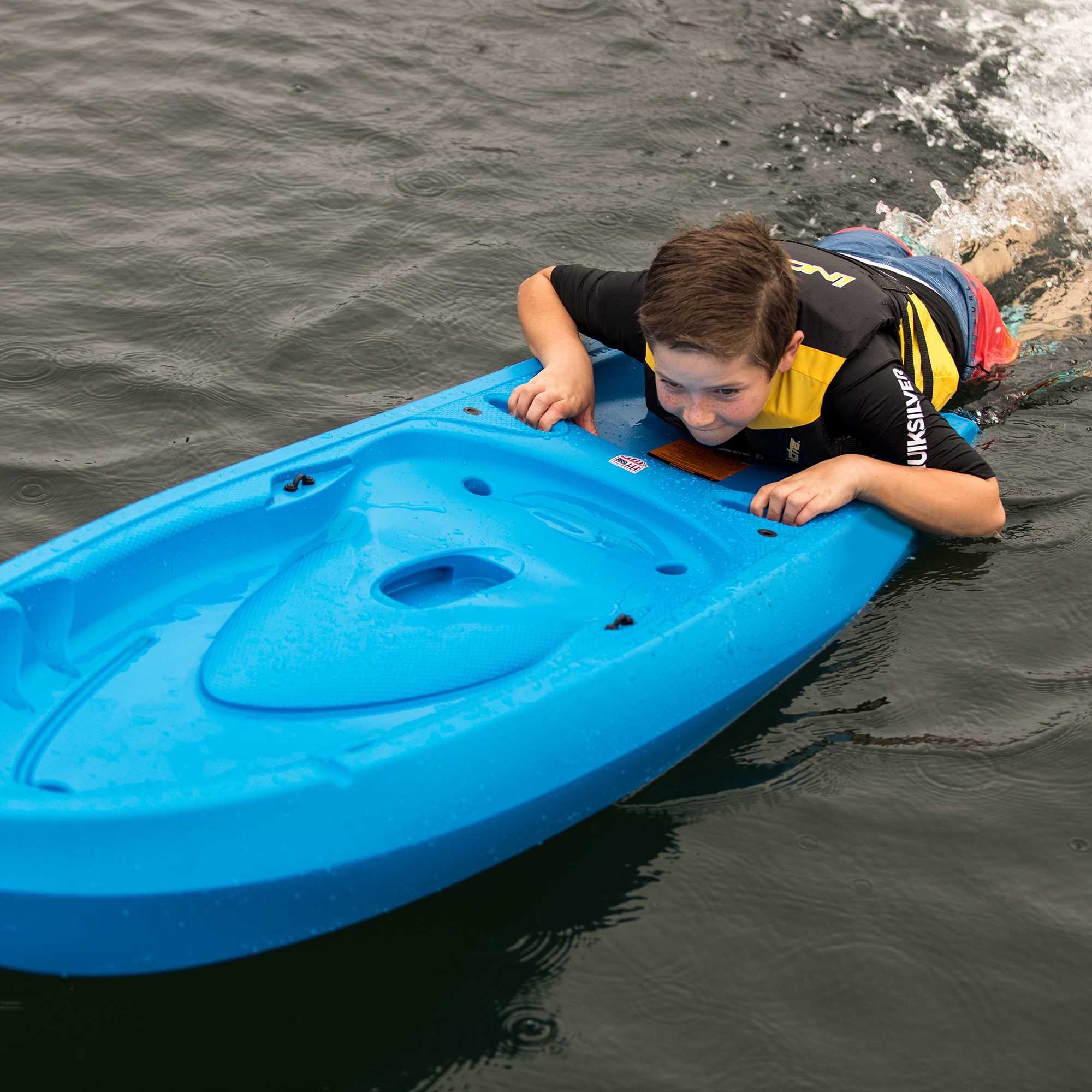 Lifetime Recruit 6.5 ft Youth Sit-On-Top Kayak with Paddle, Lime Green (90765)