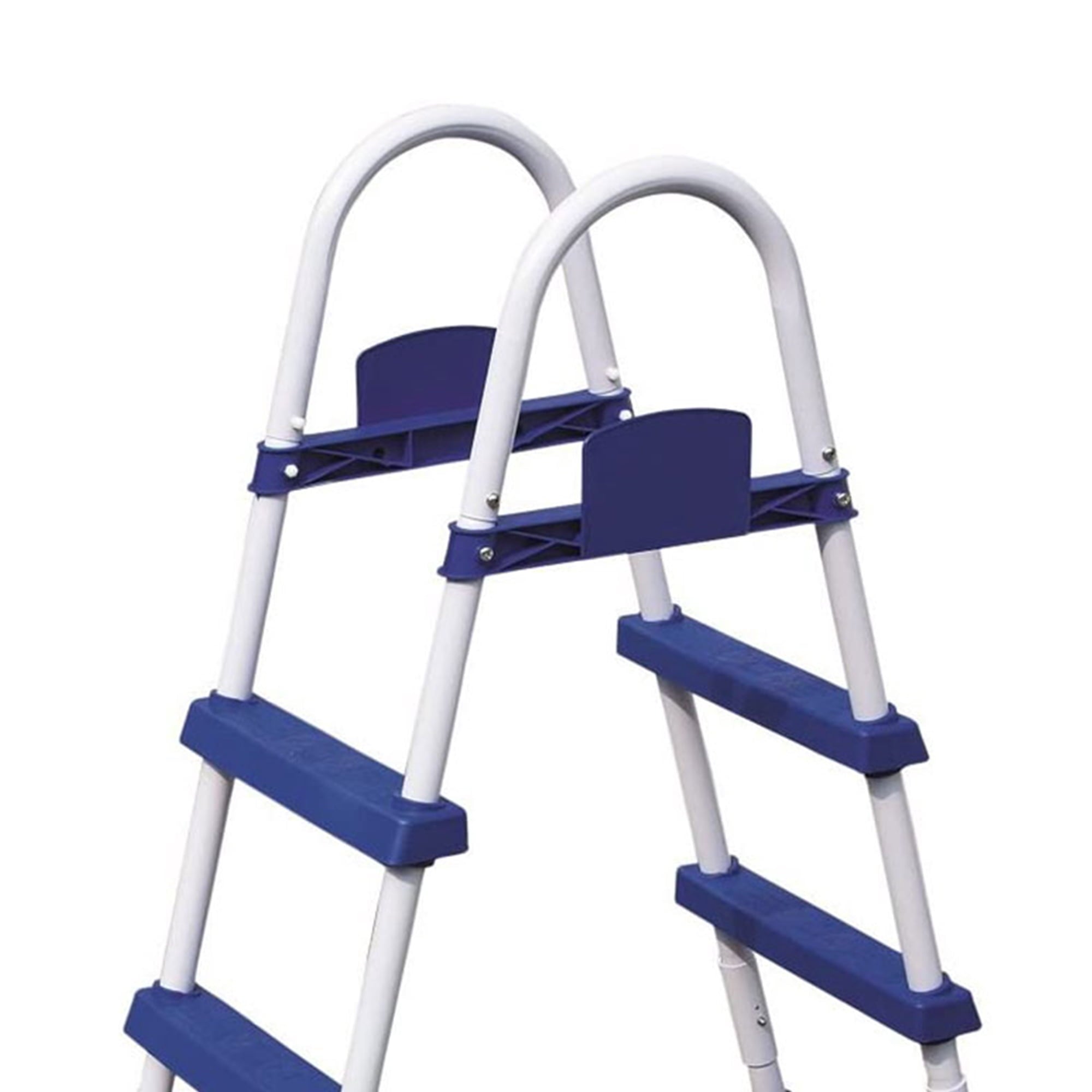 Bestway Steel Pro MAX 15' x 48 Round Above Ground Swimming Pool & Pool Ladder