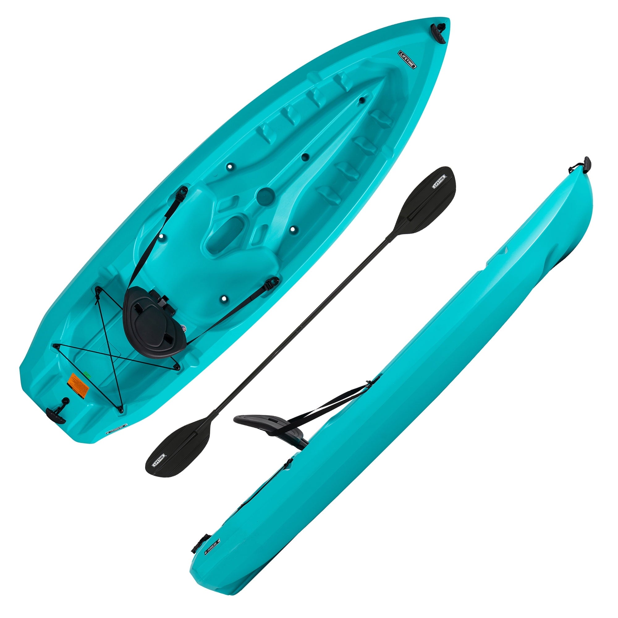 Lifetime Daylite 8 ft Sit-On-Top Kayak with Paddle, Red (90775)