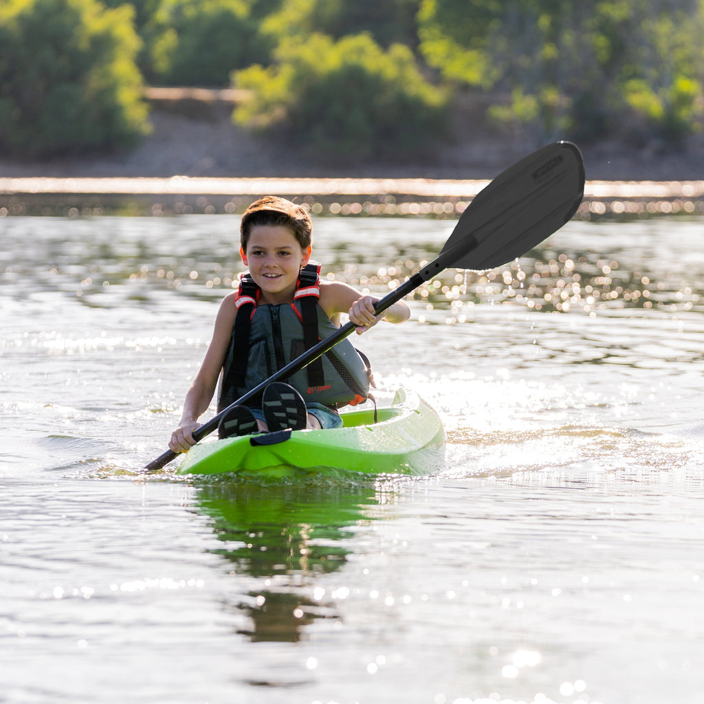 Lifetime Wave 6 ft Youth Sit-On-Top Kayak with Paddle, Fire Red (91401)