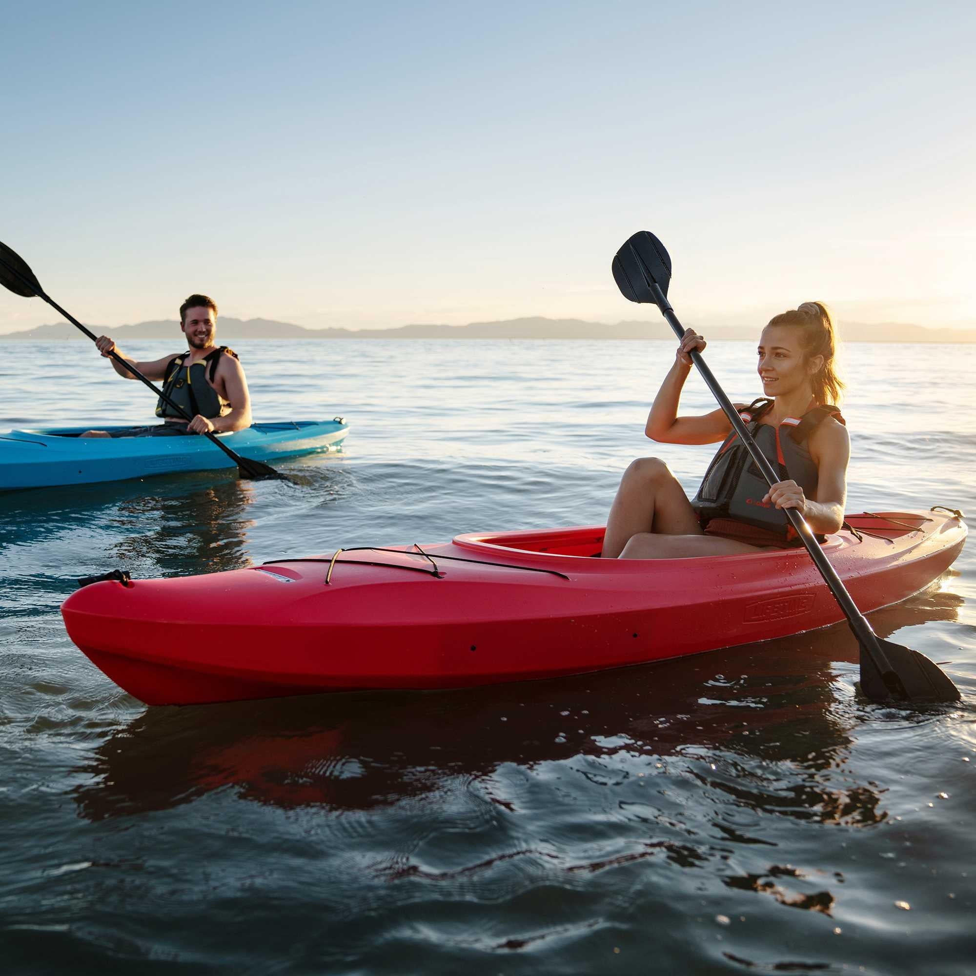 Lifetime Charger 10 ft Sit-Inside Kayak with Paddle, Seaside Dualtone (91349)